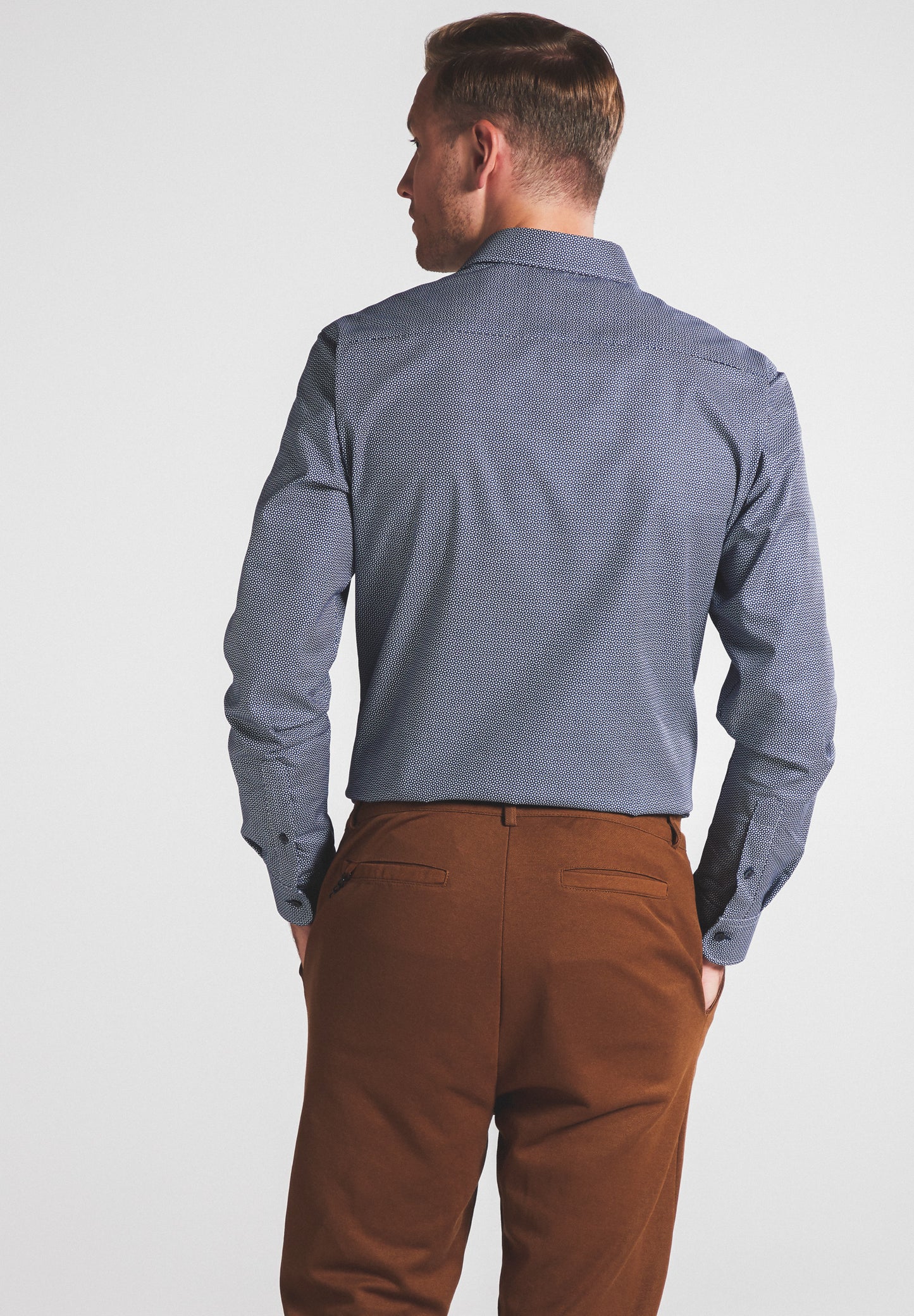 ETERNA LANGARM HEMD SLIM FIT STRETCH