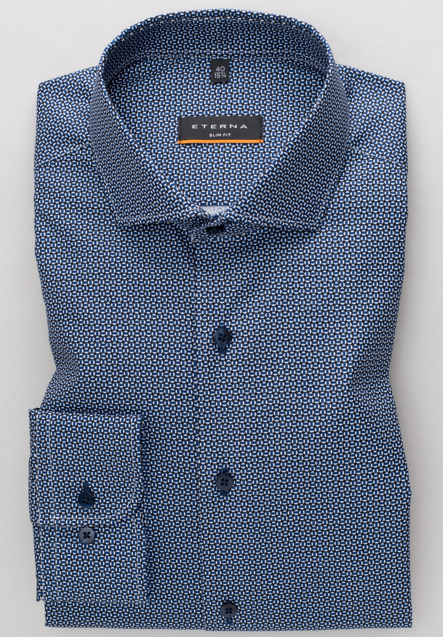 ETERNA LANGARM HEMD SLIM FIT STRETCH