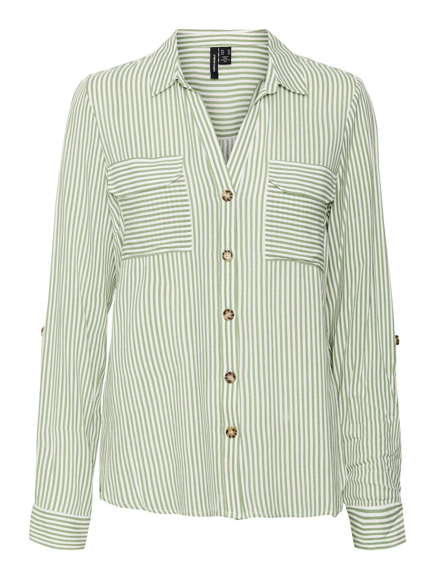 Vmbumpy L/s Shirt New Wvn Noos (Snow White)