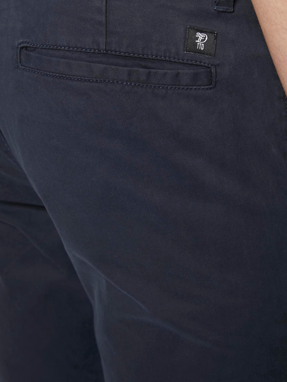 Slim Chino with belt (Sky Captain Bl)