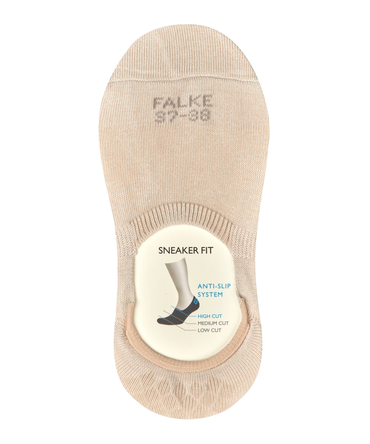 Füßlinge Step High Cut (Cream)