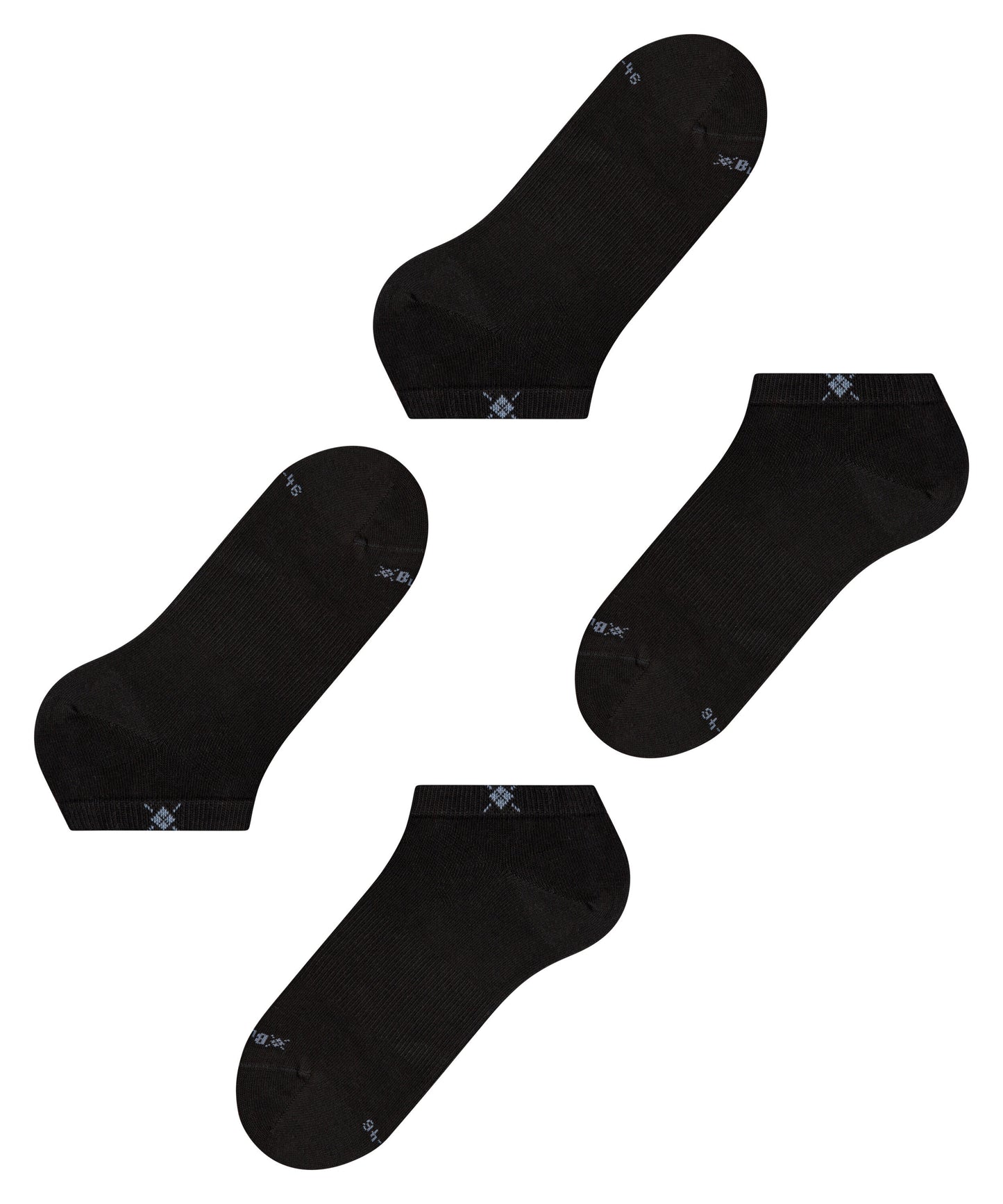 Sneakersocken Everyday 2-Pack (Black)