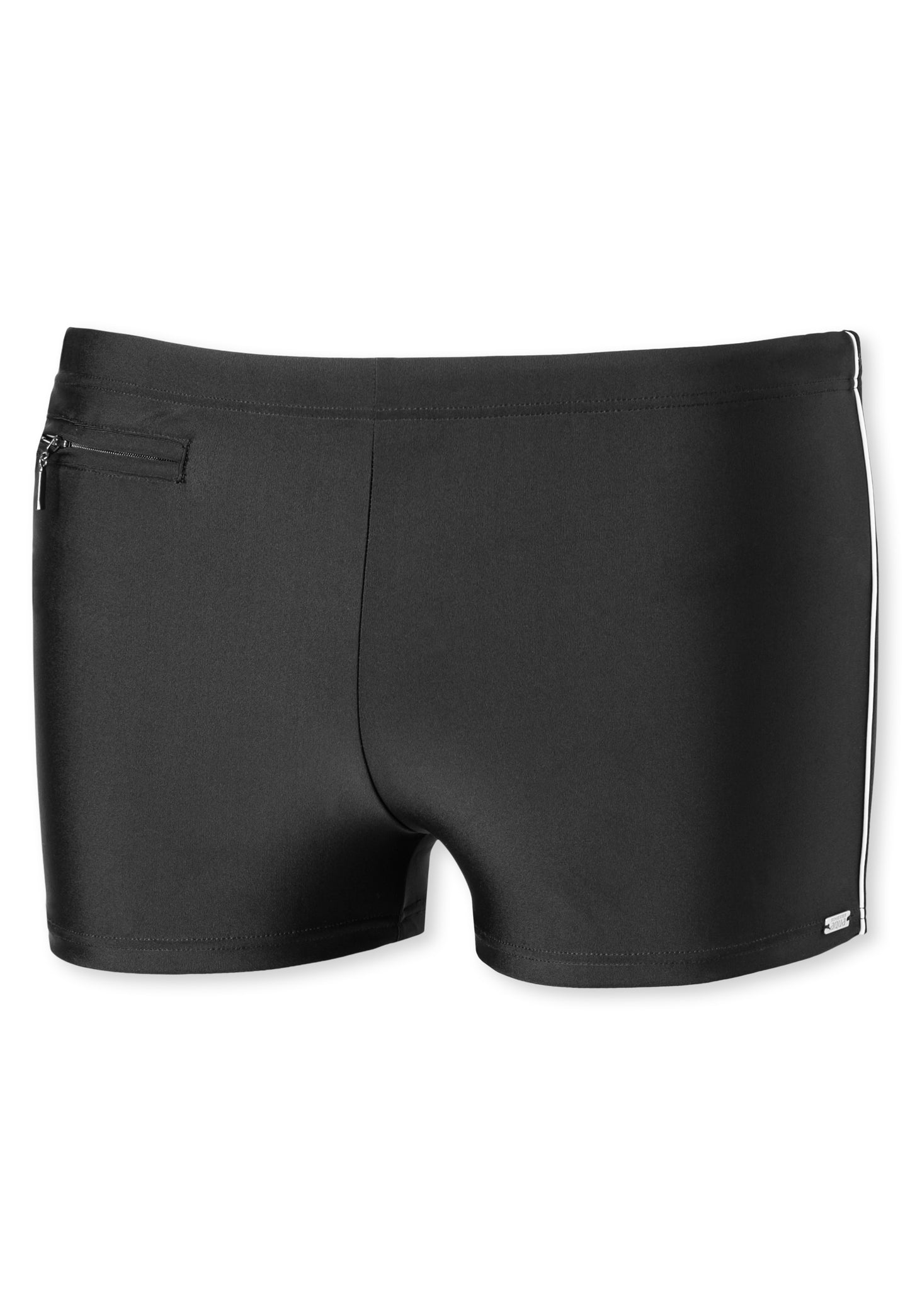 Badehose Komfort mit Bein (Schwarz)