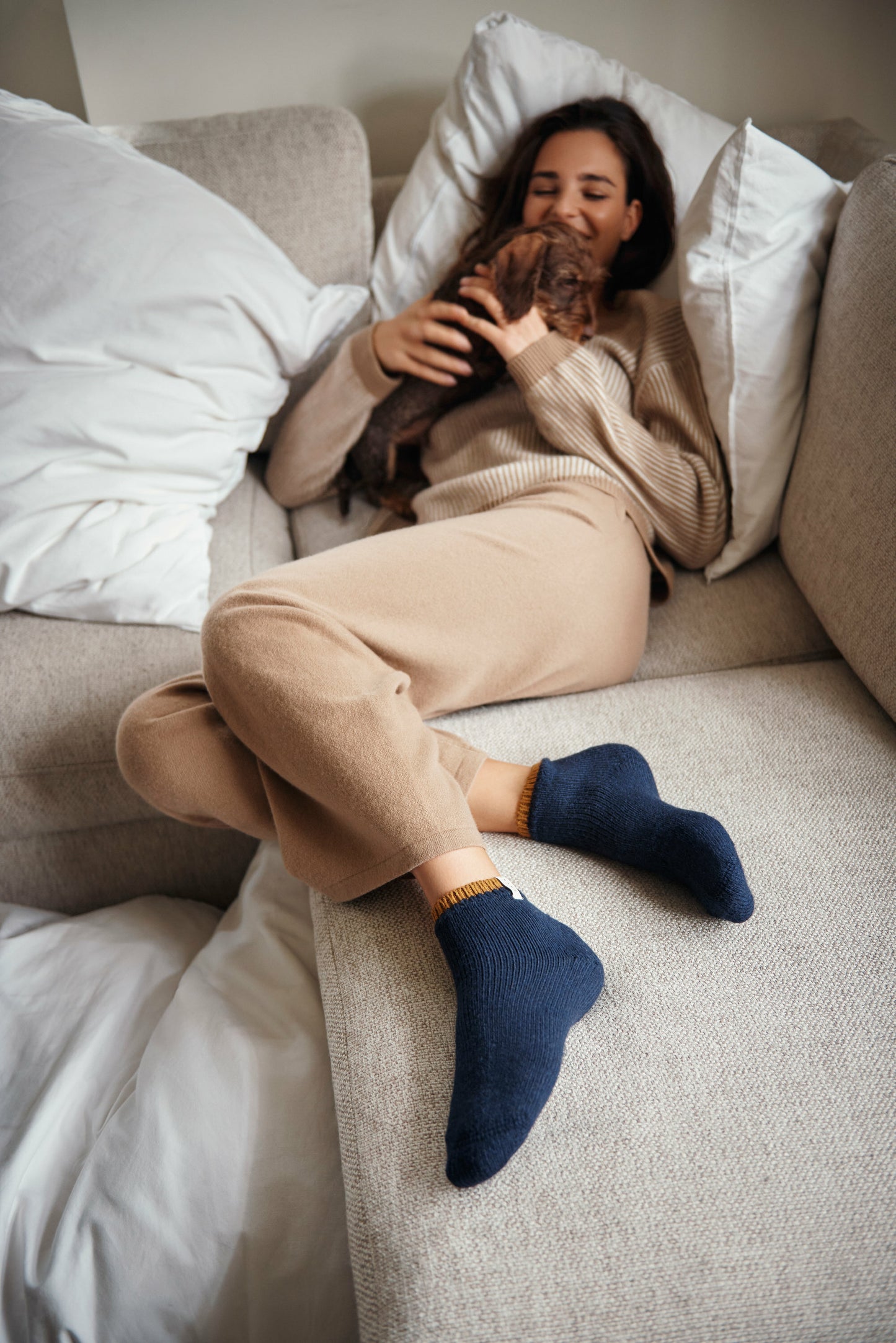 Socken Cosy Plush (Anthra.mel)