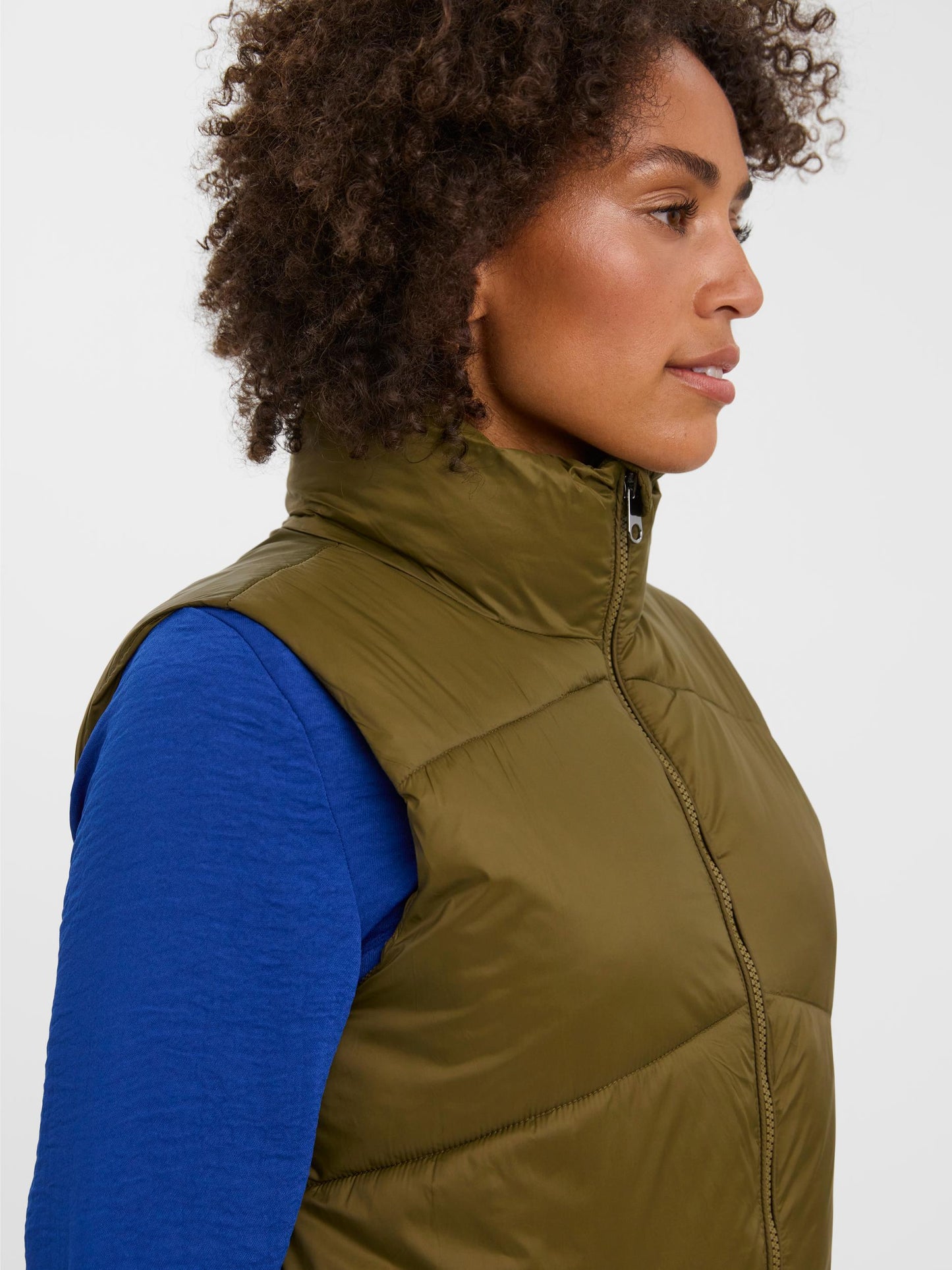 Vmuppsala 3-4 Waistcoat Noos (Dark Olive)