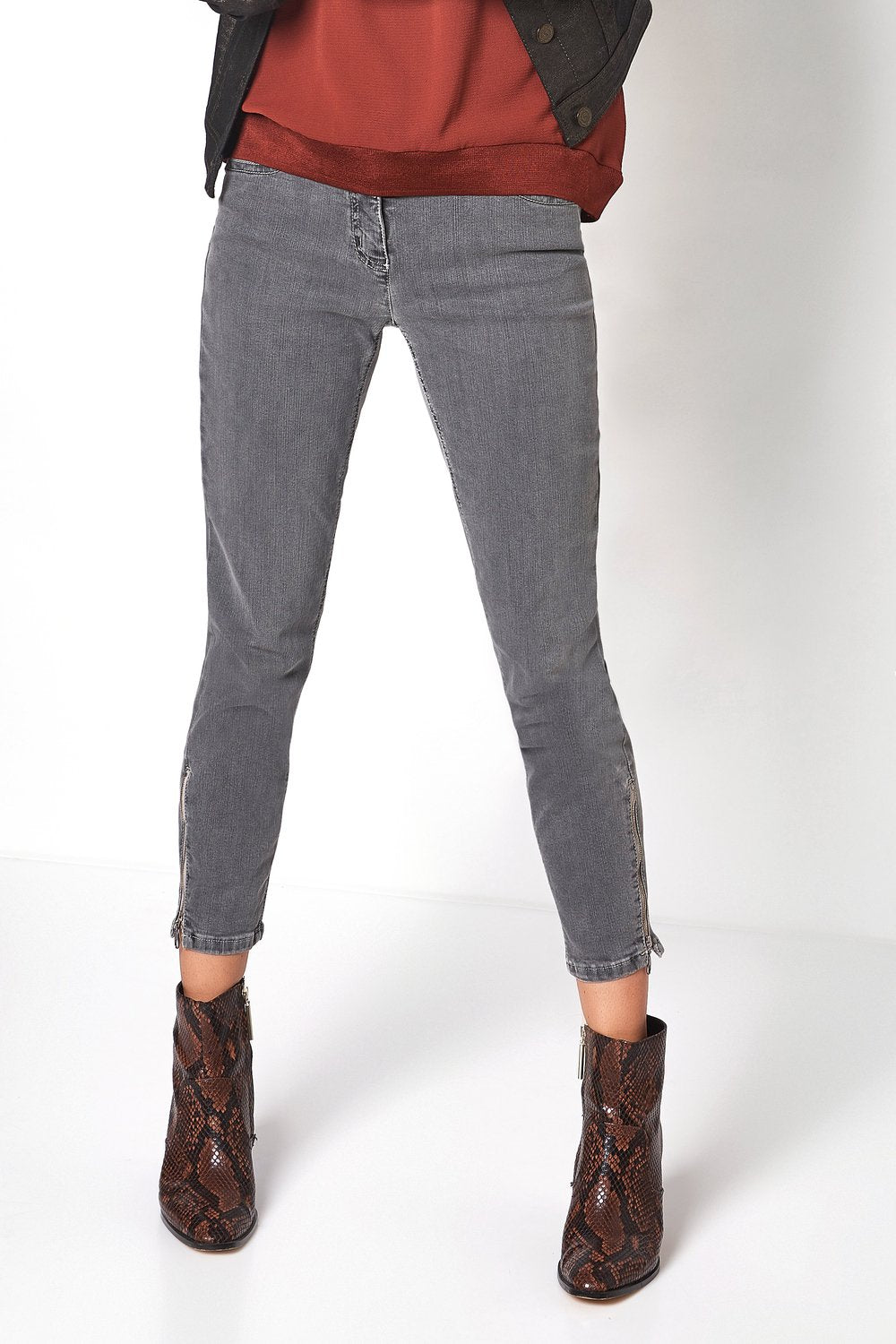 Perfect Shape Zip (Dark Grey)