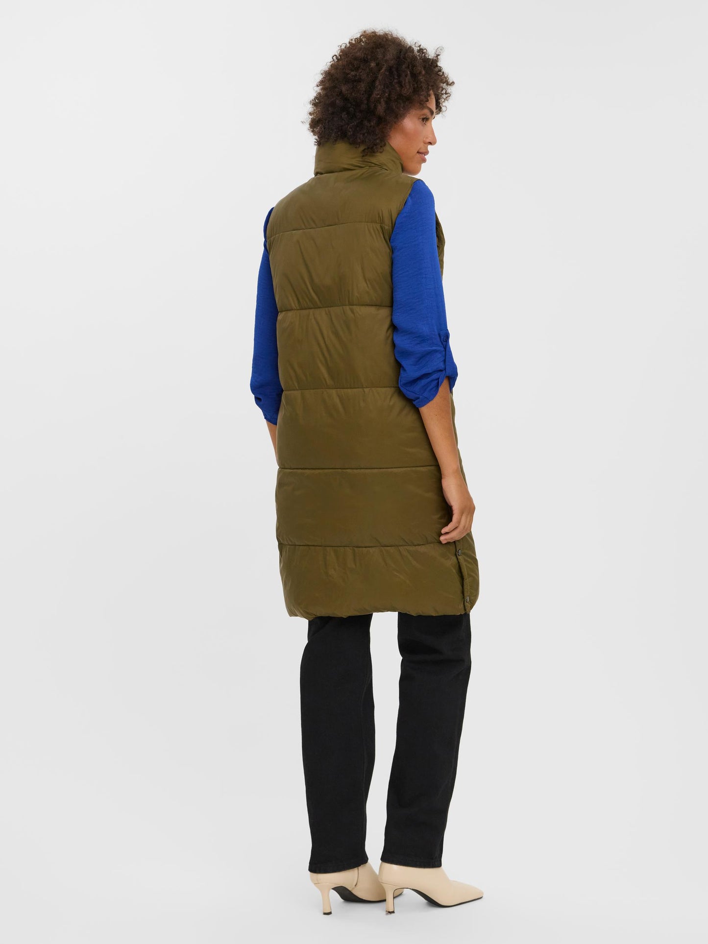 Vmuppsala 3-4 Waistcoat Noos (Dark Olive)