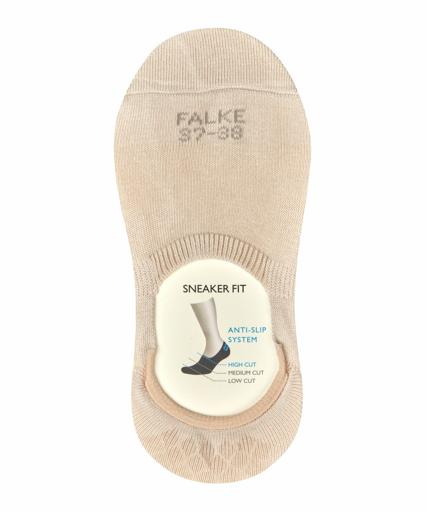 Füßlinge Step High Cut (Cream)