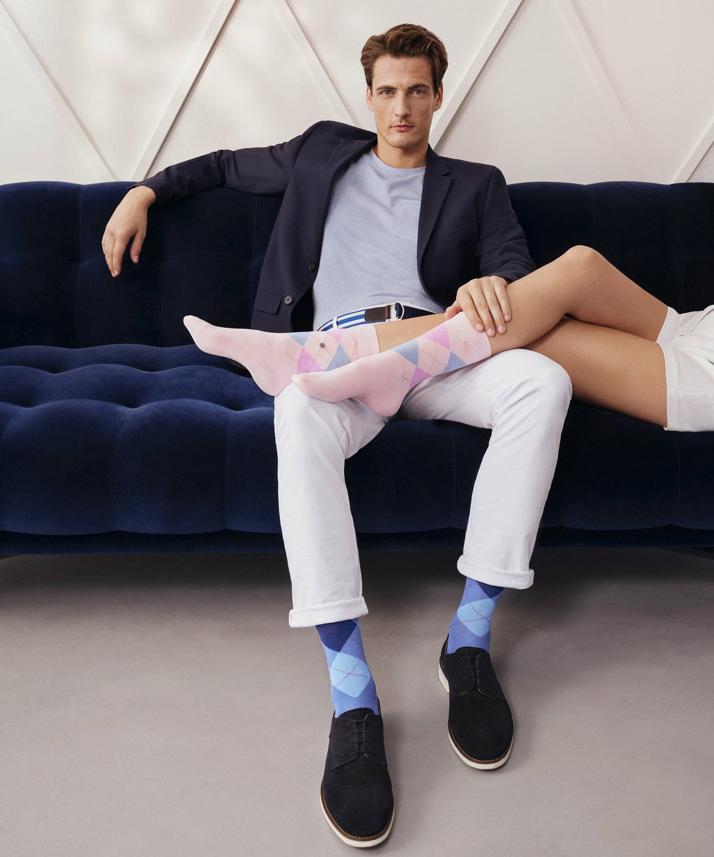 Socken Manchester (Marine)