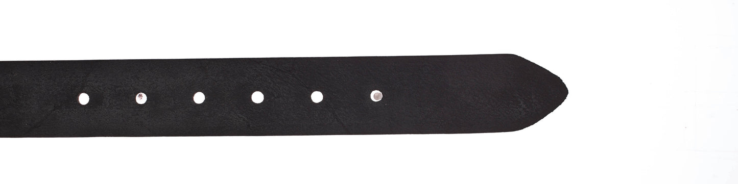 35 mm Vollledergürtel (Schwarz)