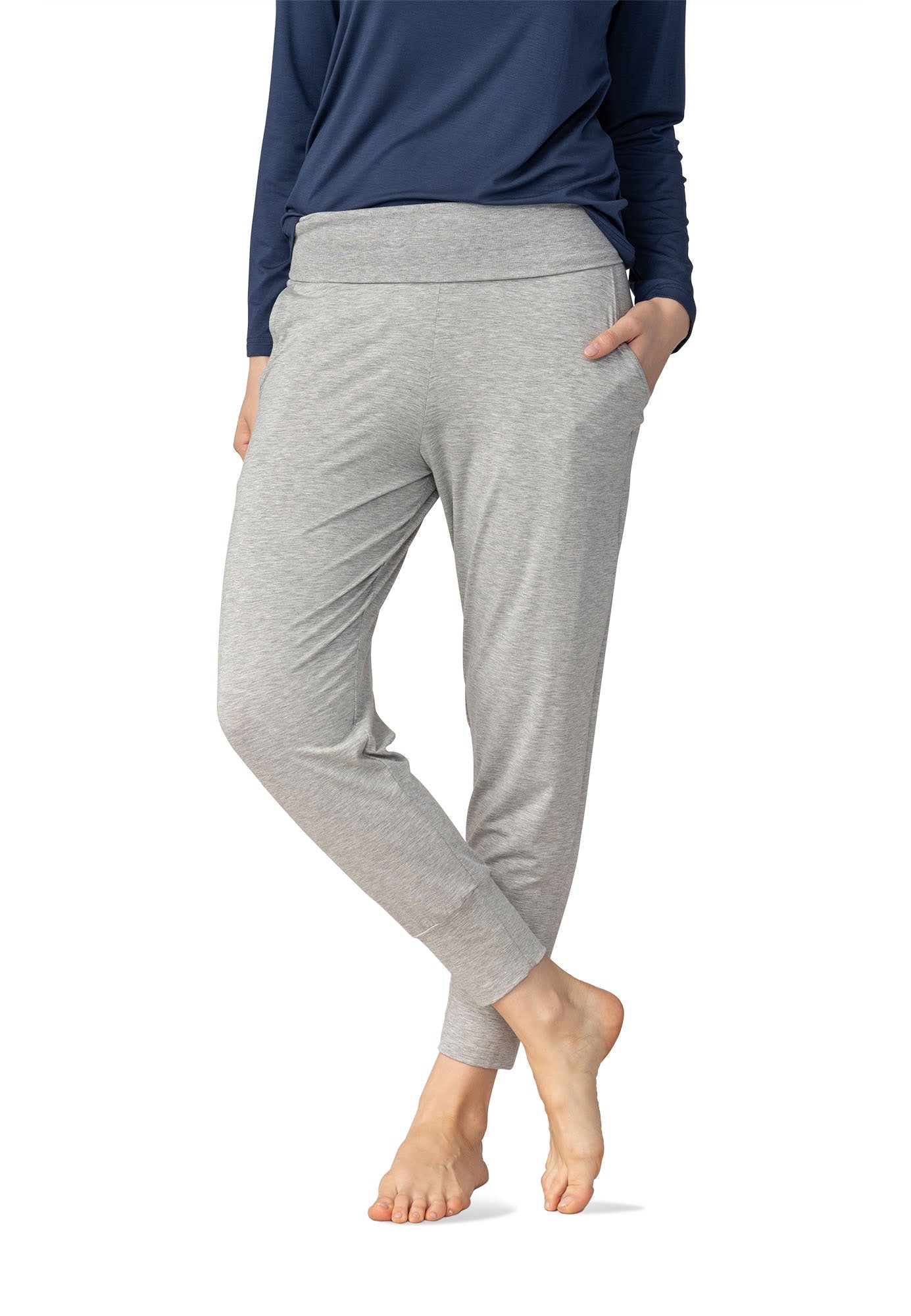 Yogahose (Hellgrau Melange)