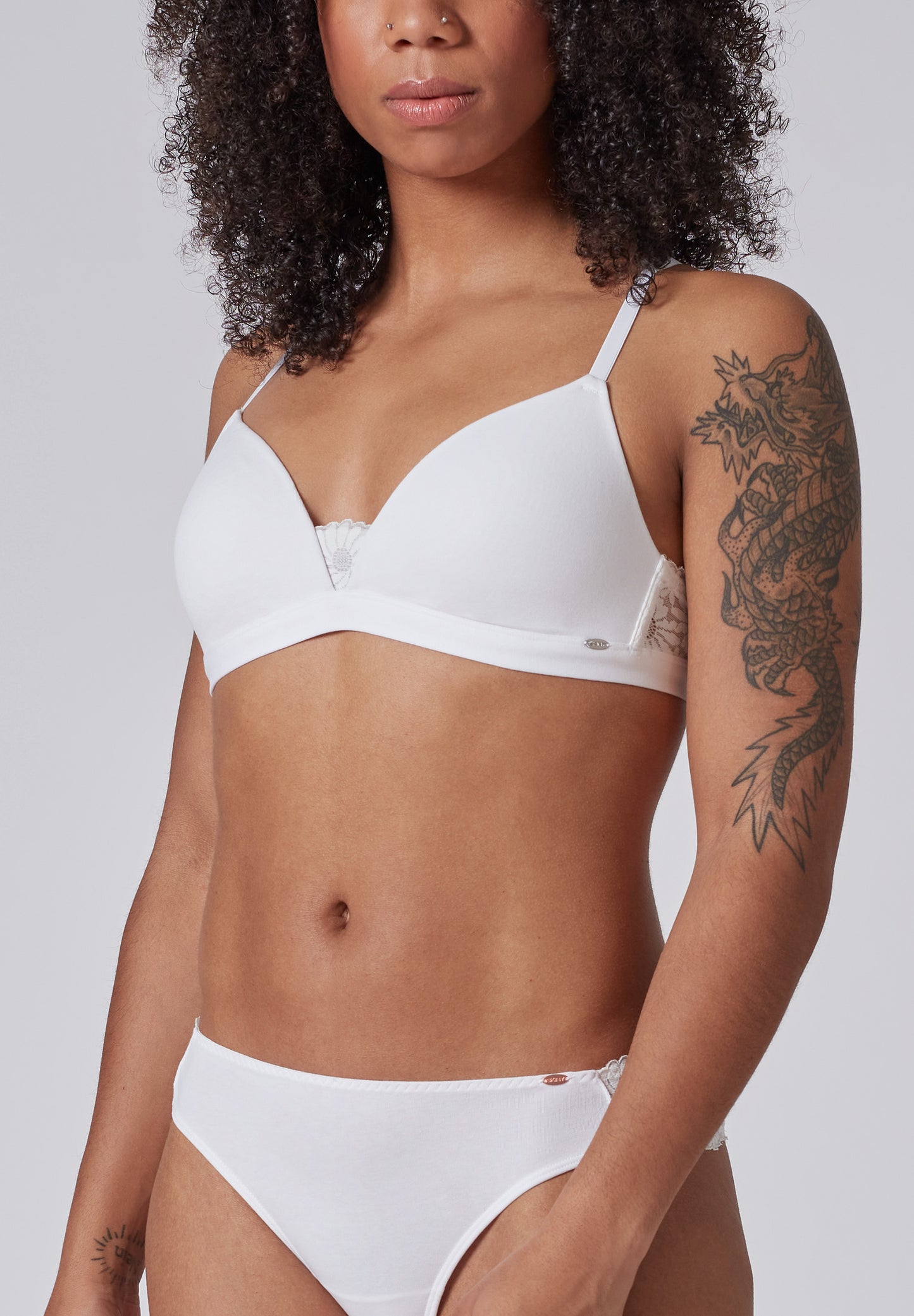 Skiny Every Day In CottonLace Multipack Damen Triangel gepaddet (White)