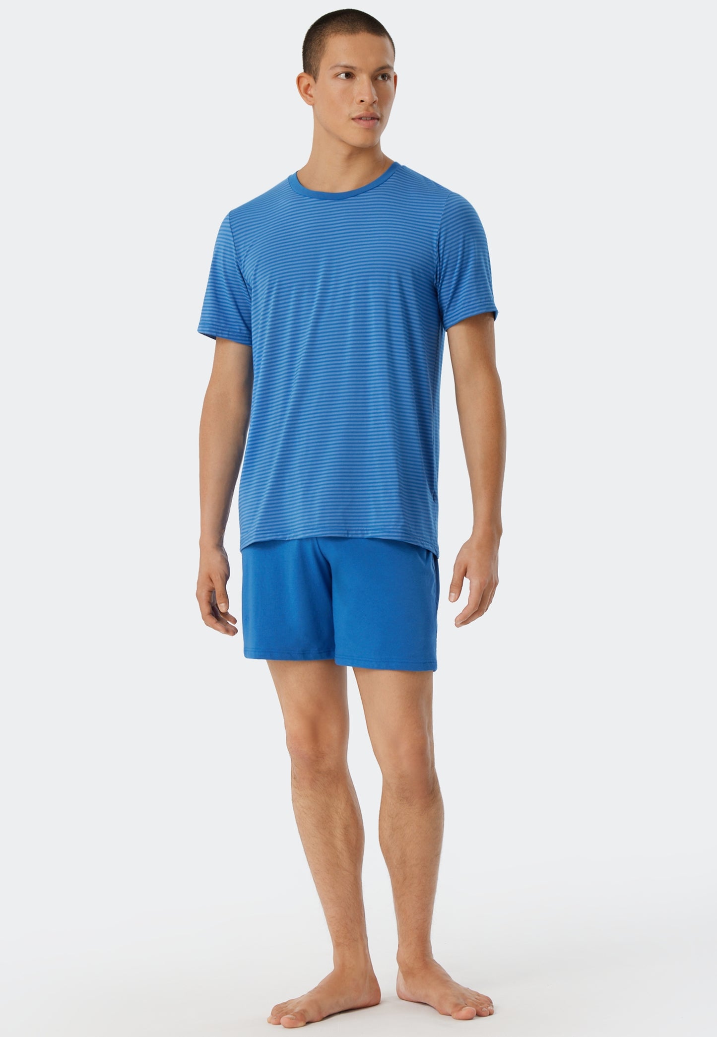 Schlafanzug kurz (Aqua)