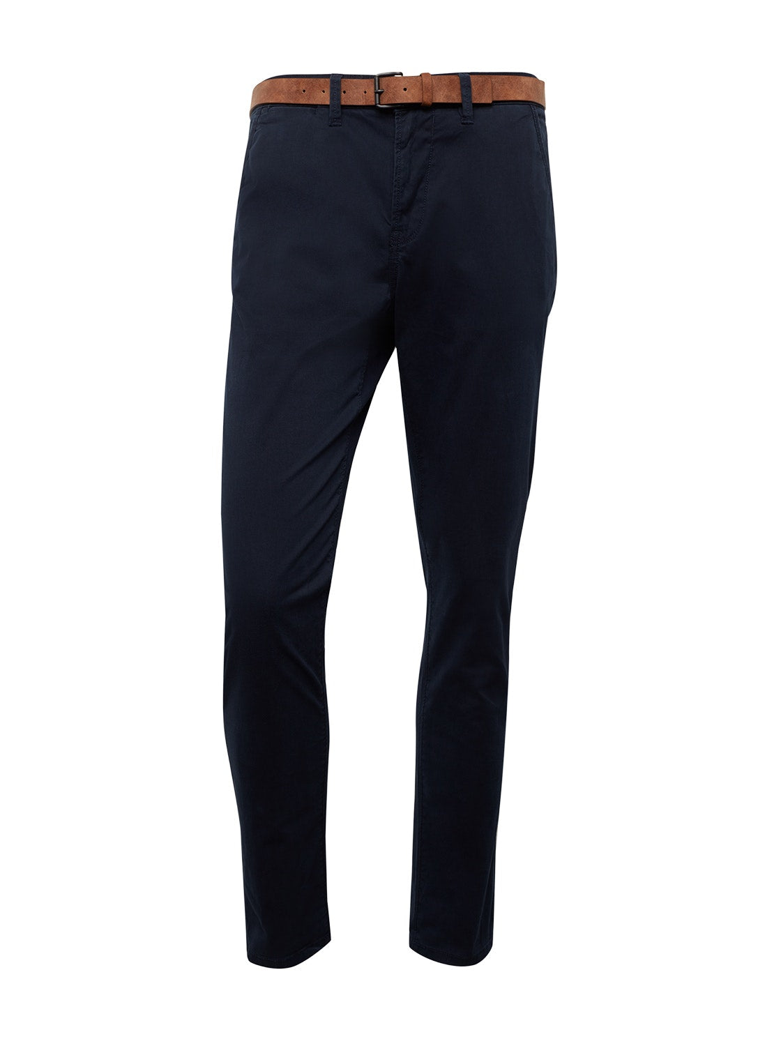 Slim Chino with belt (Sky Captain Bl)