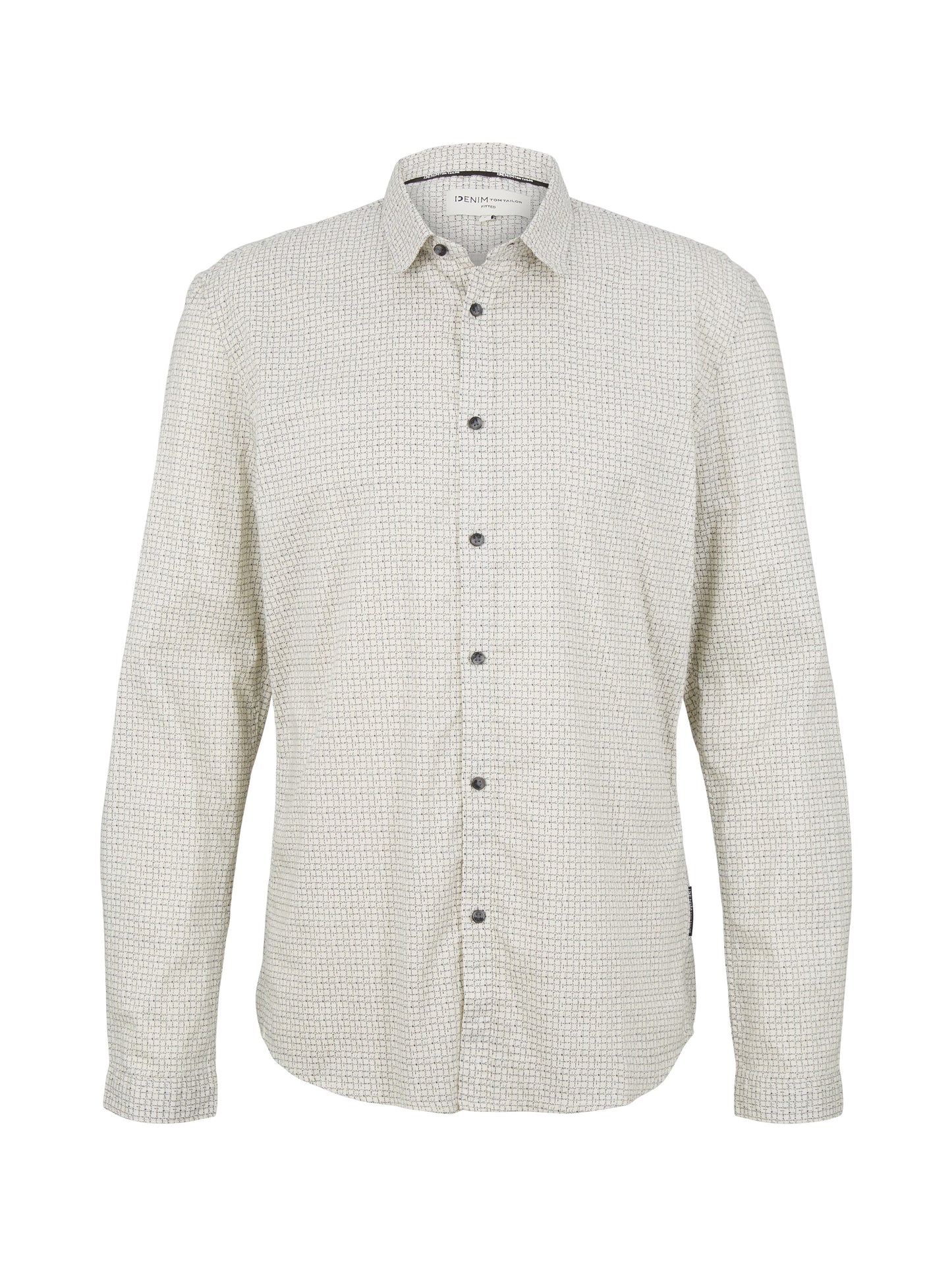 fitted printed shirt (Creme Scratche)