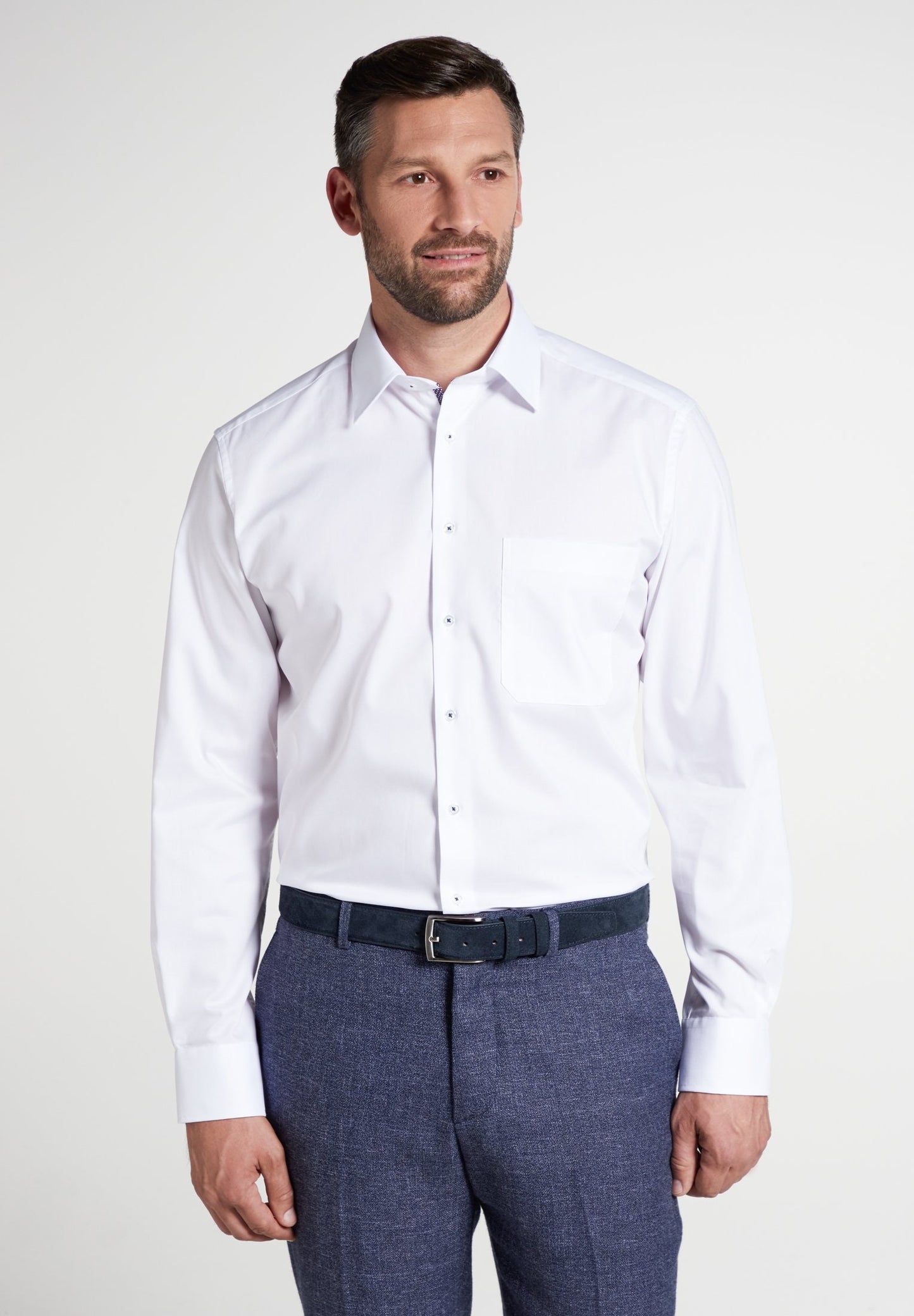 ETERNA LANGARM HEMD COMFORT FIT PINPOINT