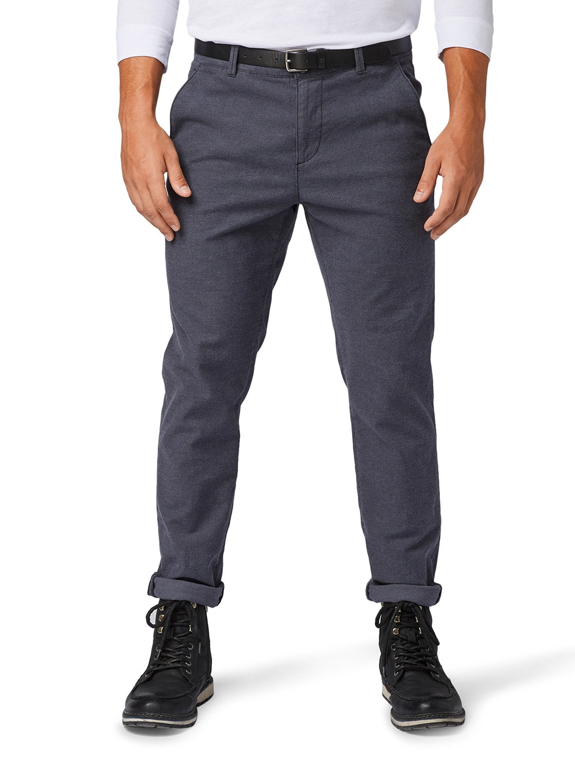 slim chino zig zag