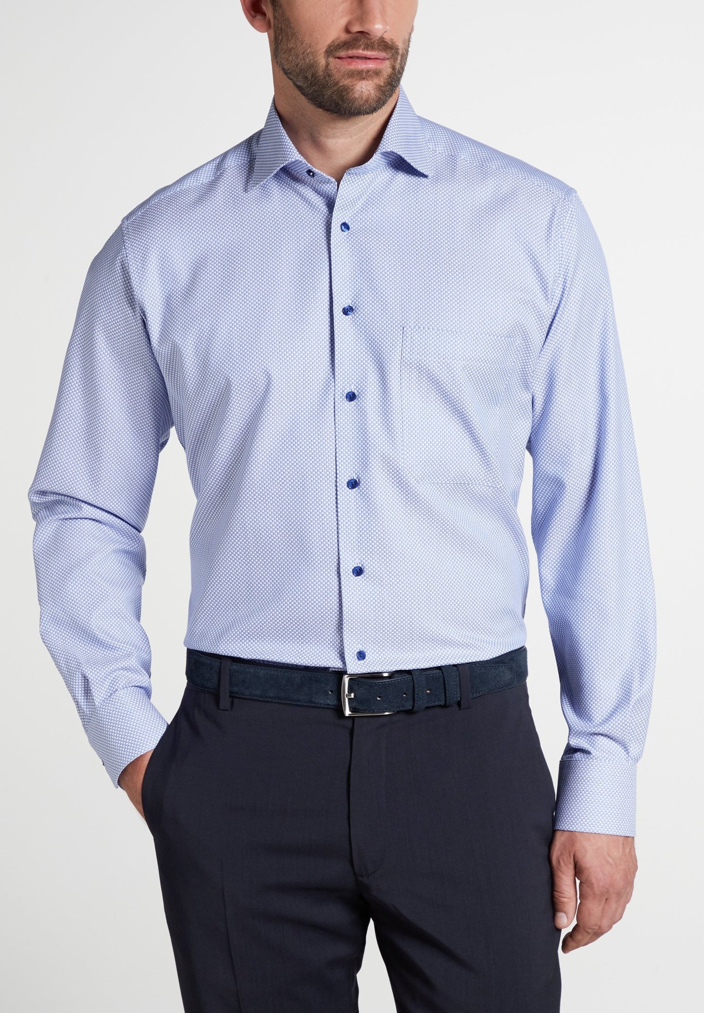 ETERNA LANGARM HEMD COMFORT FIT KETTLANCÈ