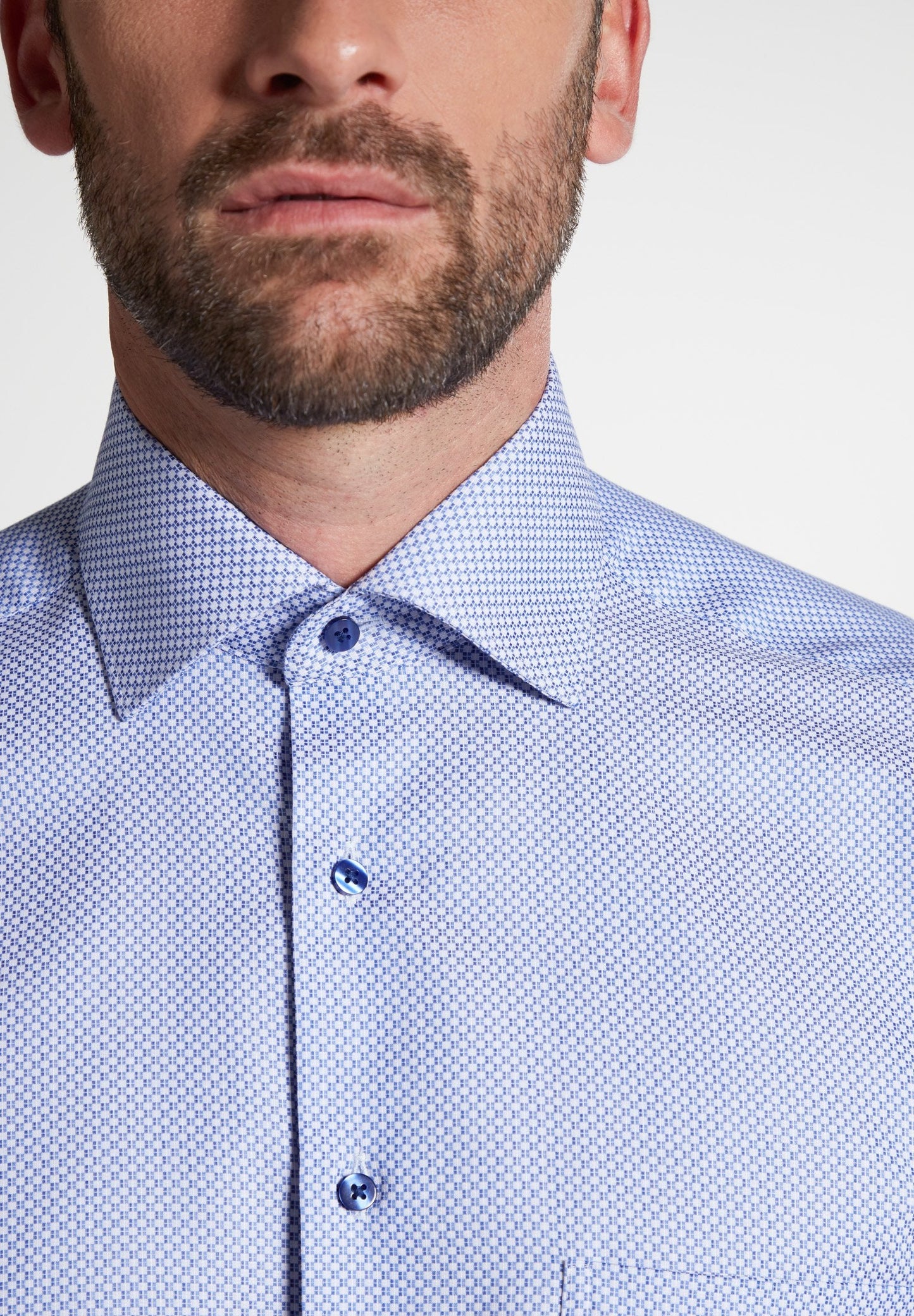 ETERNA LANGARM HEMD COMFORT FIT KETTLANCÈ