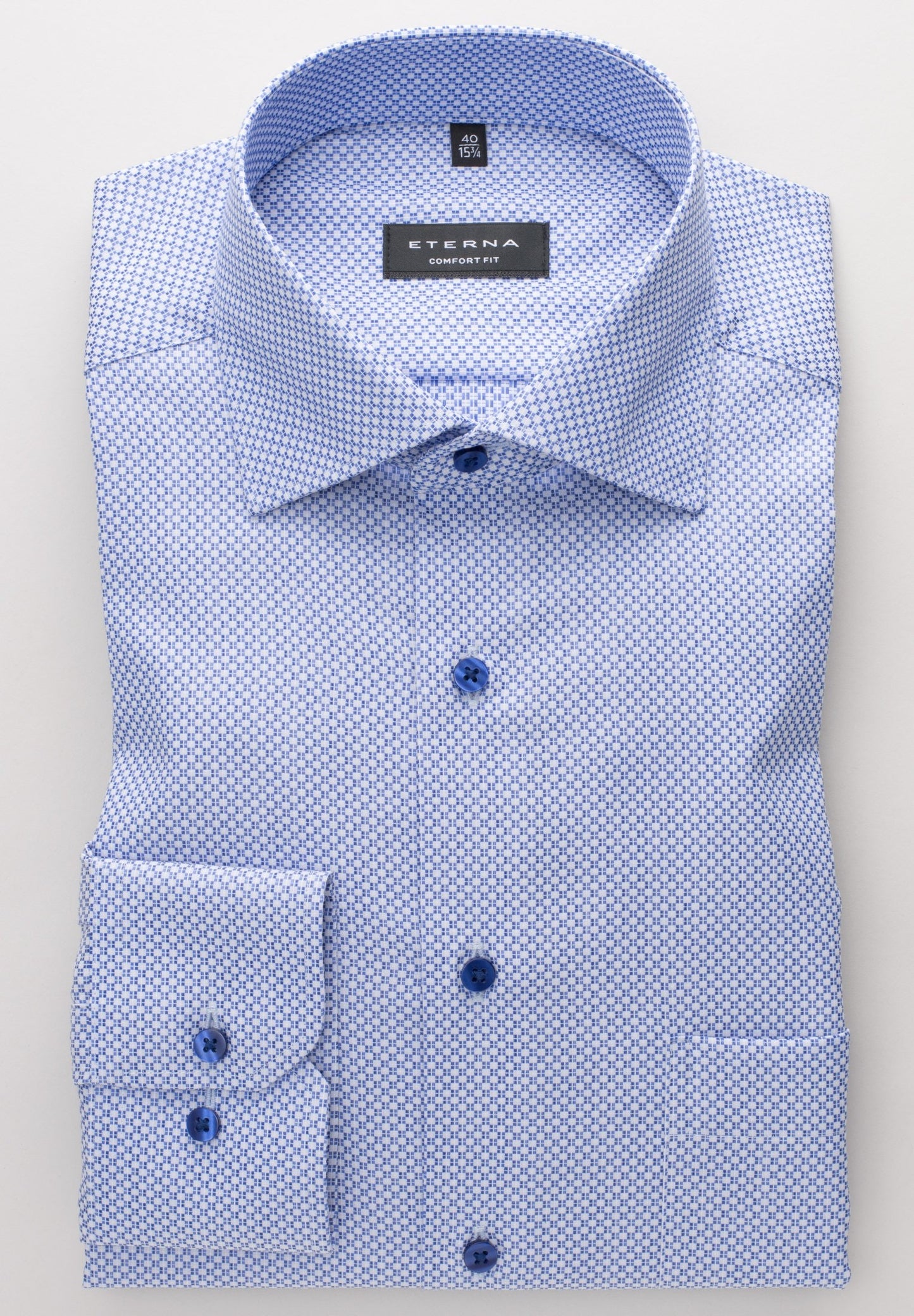 ETERNA LANGARM HEMD COMFORT FIT KETTLANCÈ