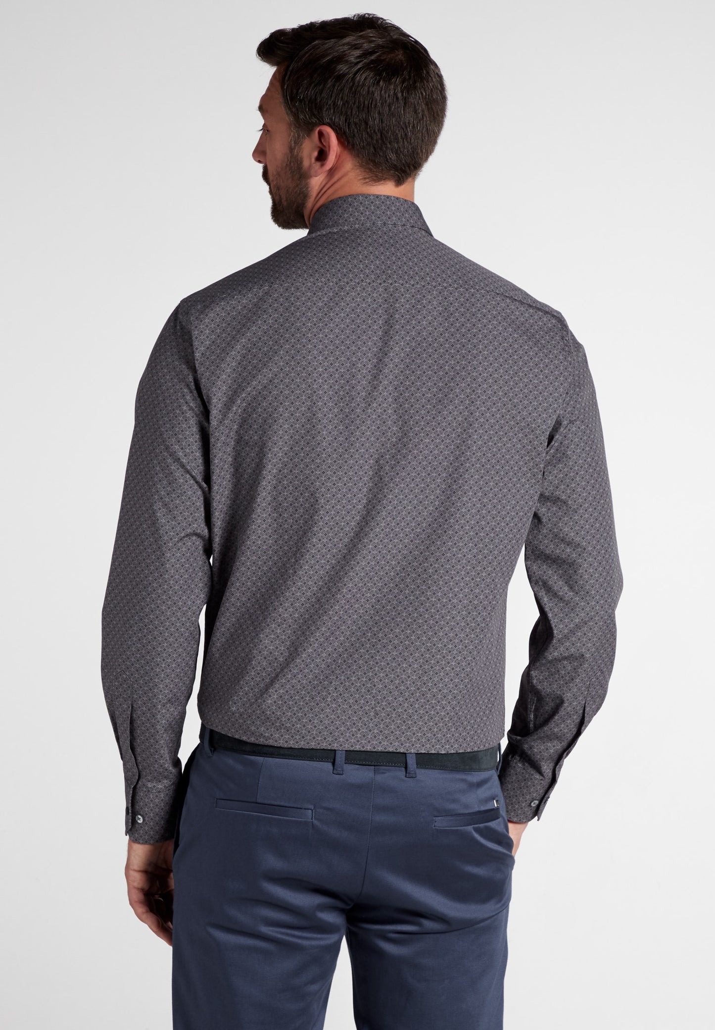 ETERNA LANGARM HEMD MODERN FIT POPELINE