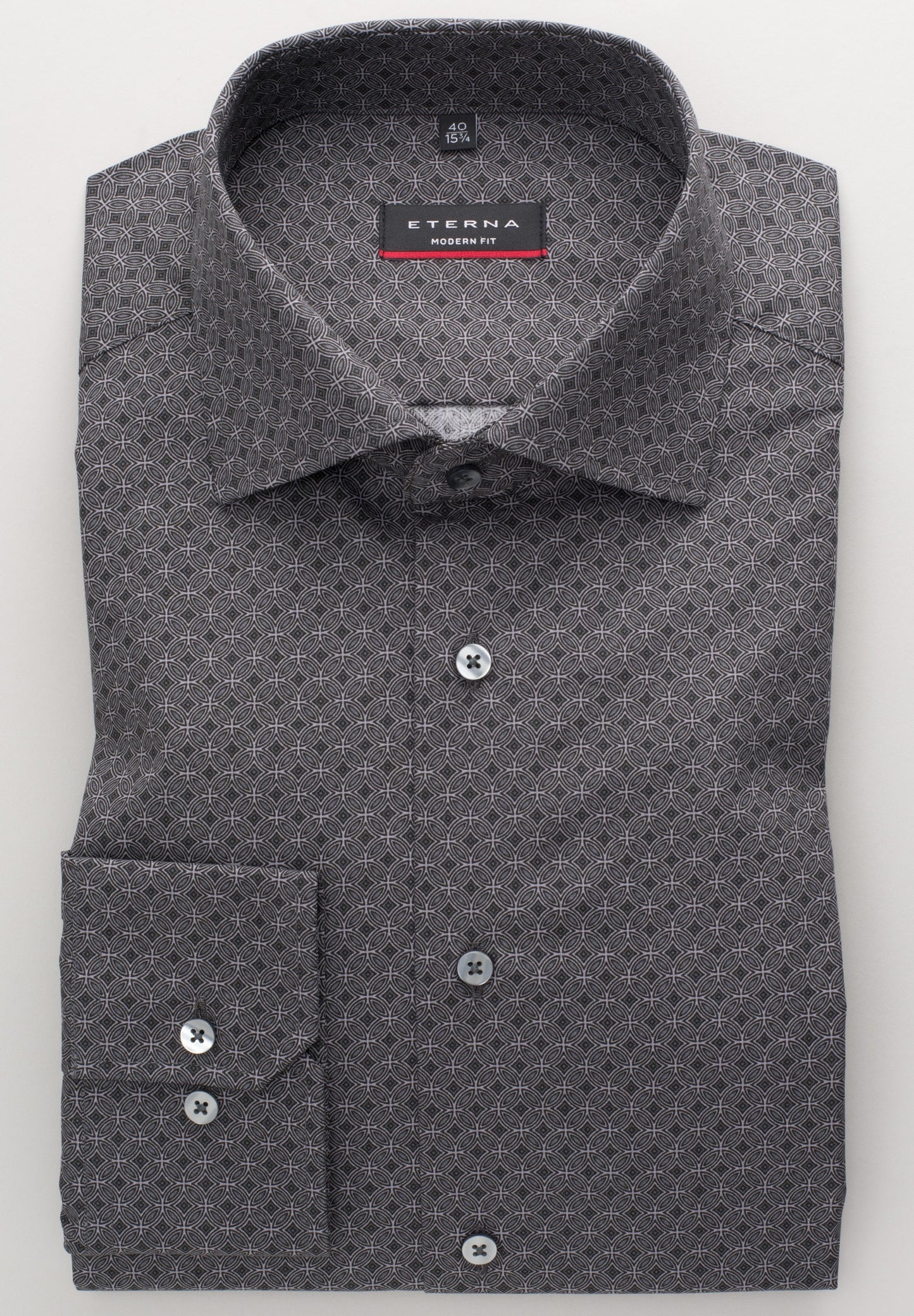 ETERNA LANGARM HEMD MODERN FIT POPELINE