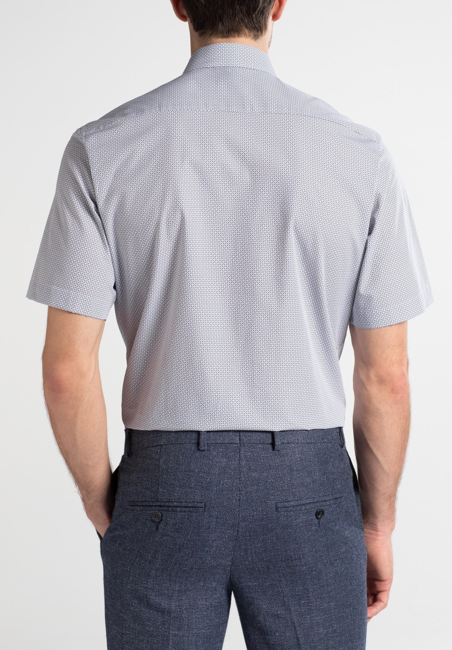 ETERNA KURZARM HEMD MODERN FIT POPELINE