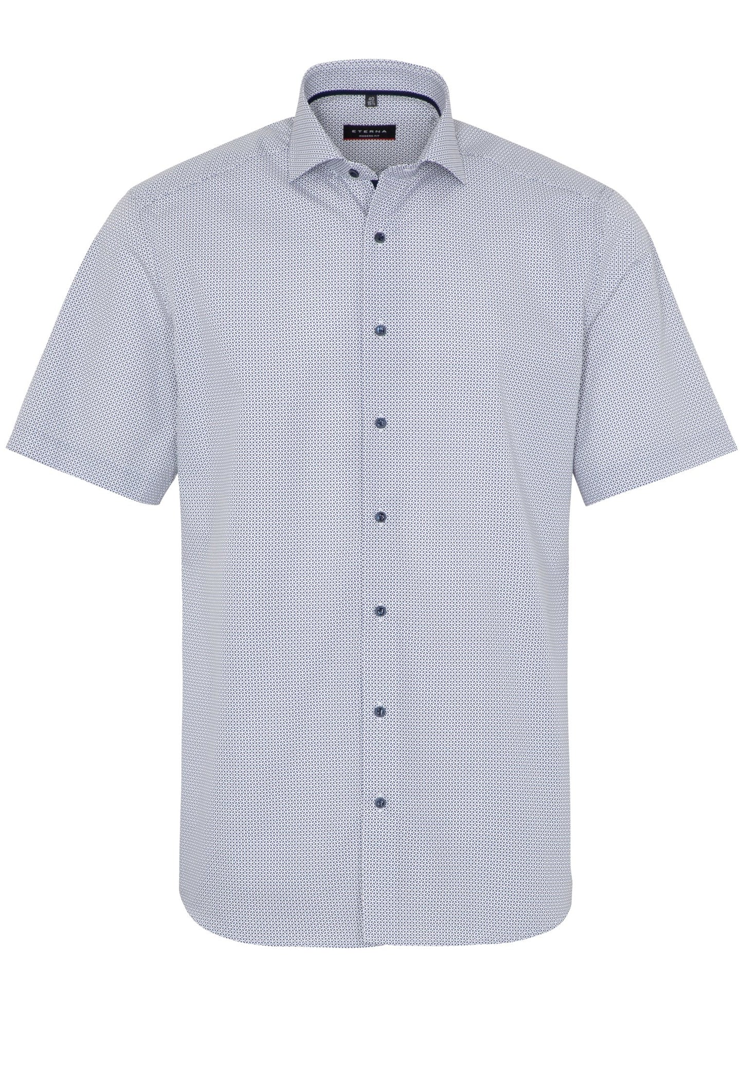 ETERNA KURZARM HEMD MODERN FIT POPELINE