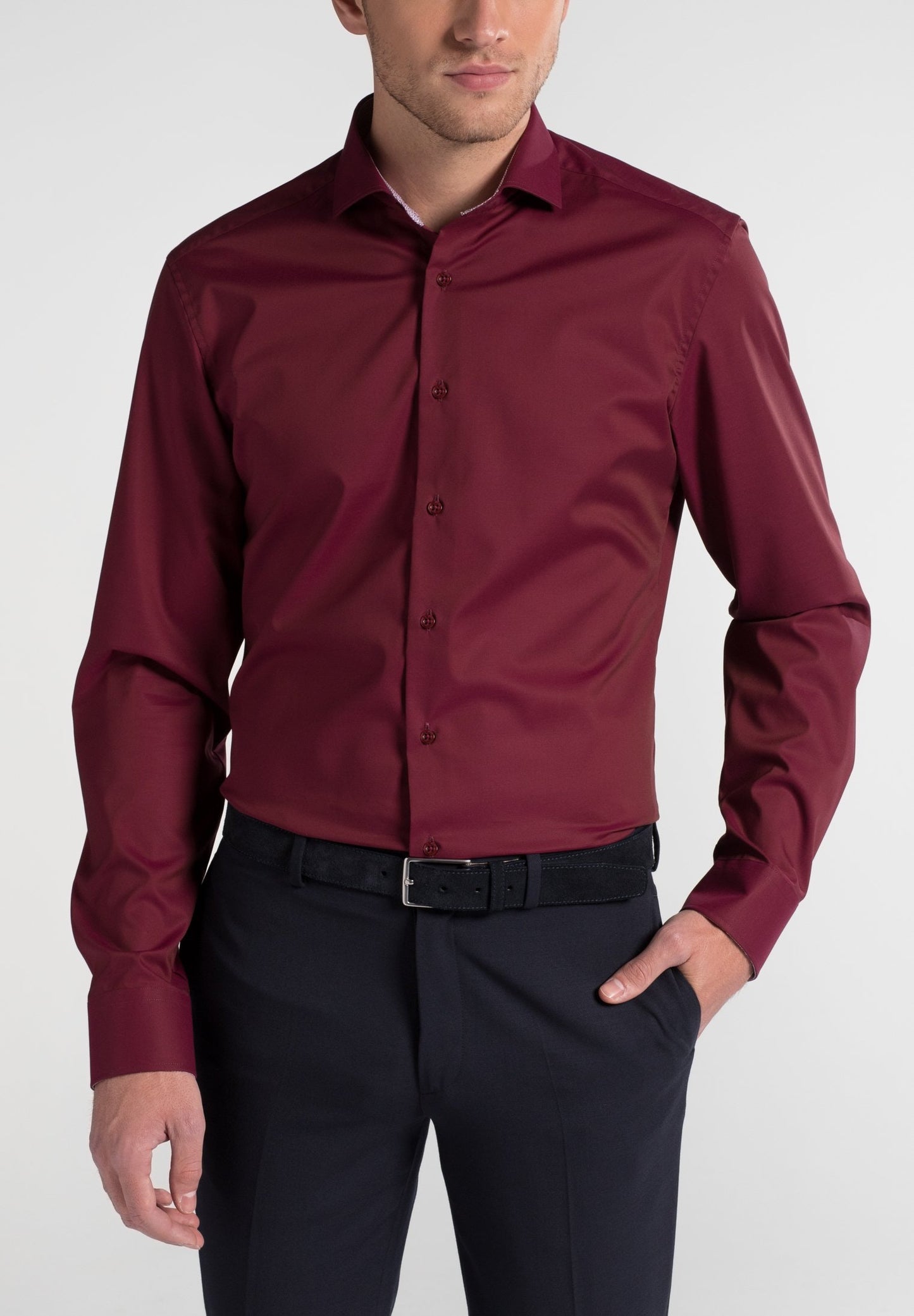 ETERNA LANGARM HEMD SLIM FIT STRETCH