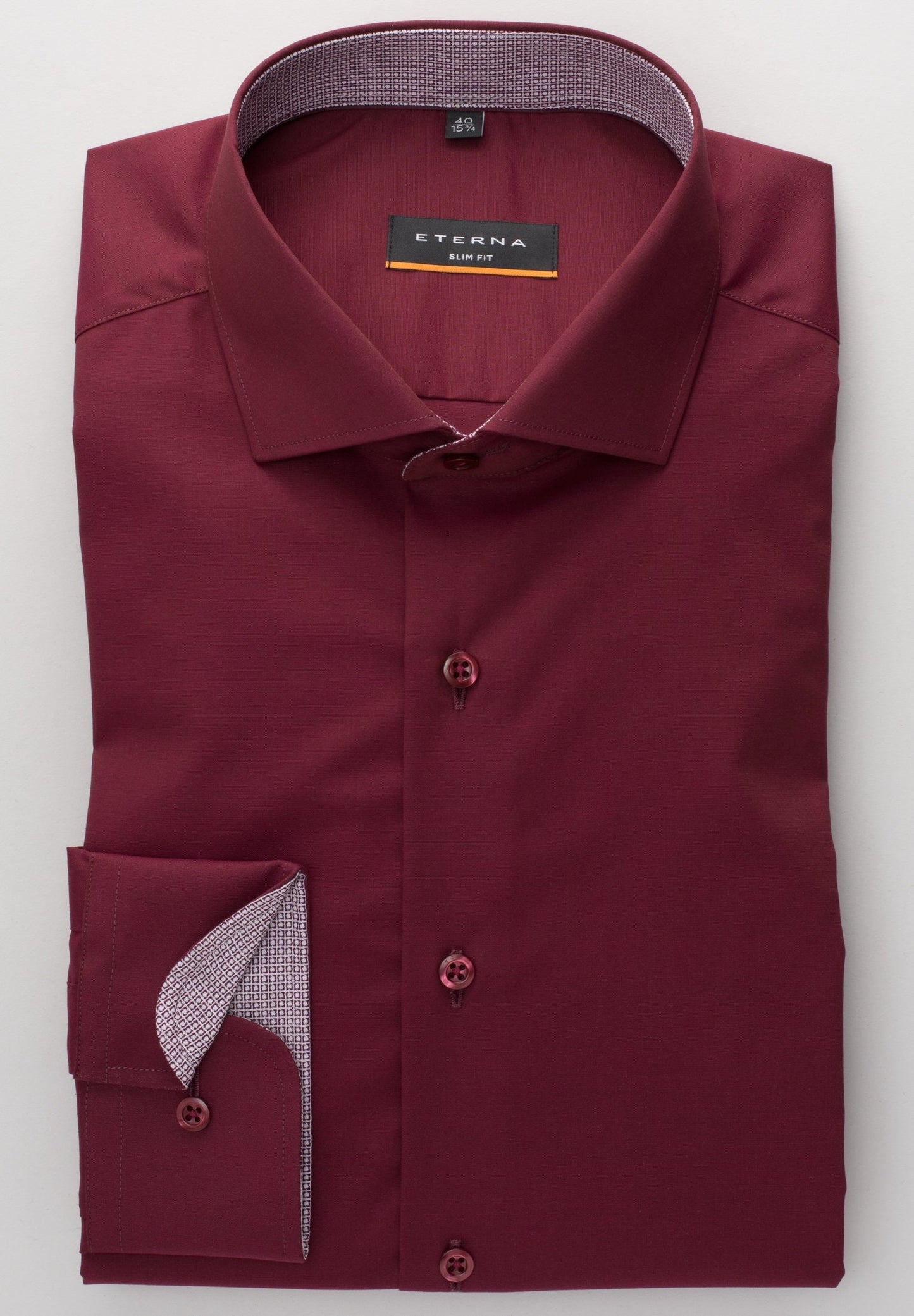 ETERNA LANGARM HEMD SLIM FIT STRETCH