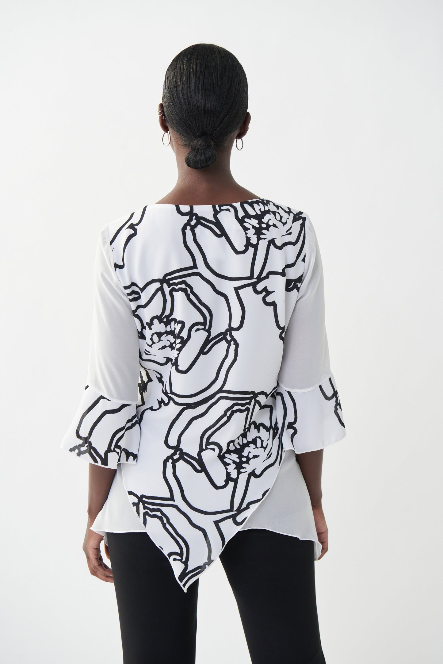 Shirt Chiffon 3/4 Arm