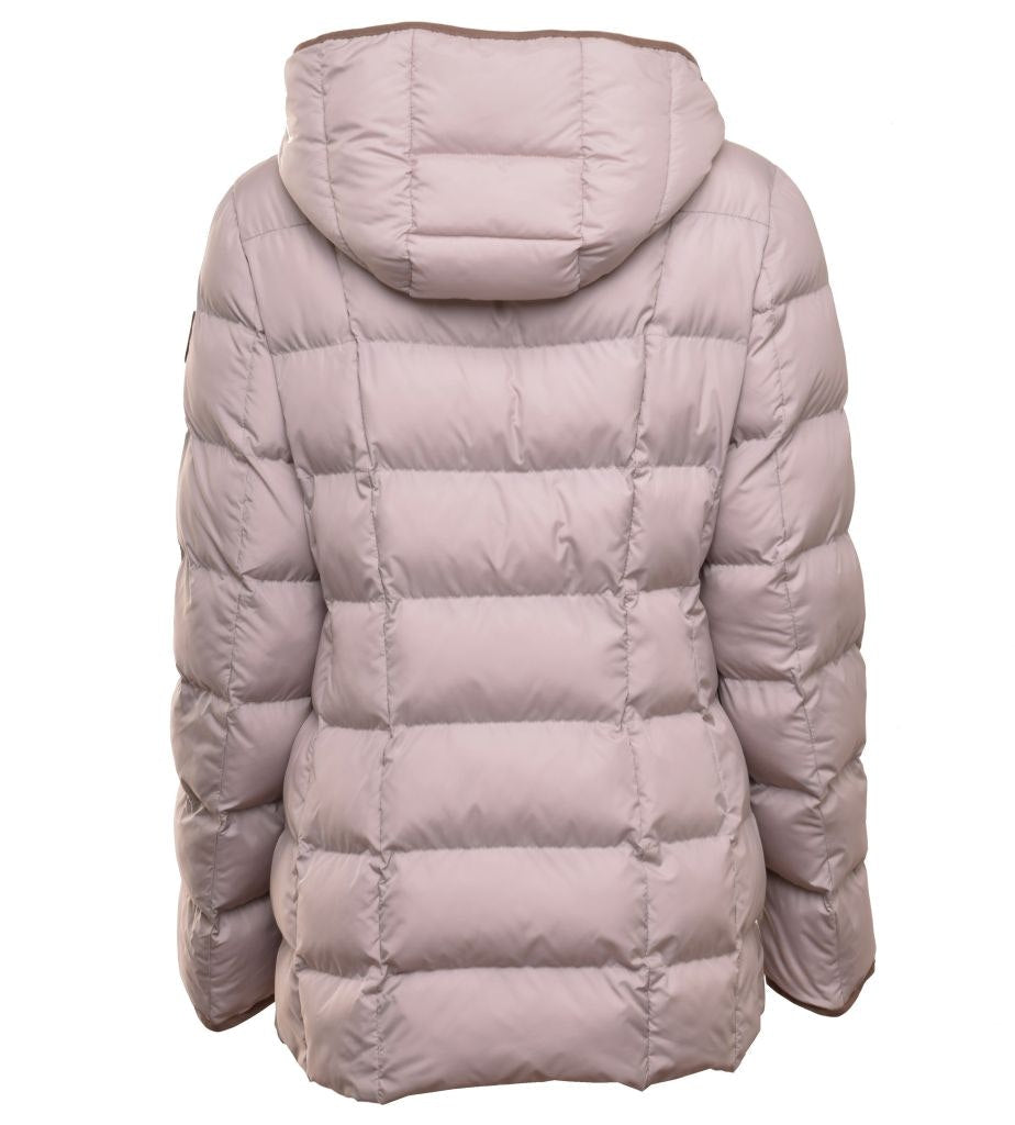 Steppjacke mit Kapuze und Kontrastpaspel, neue Thermore Füllung, 100% animal free