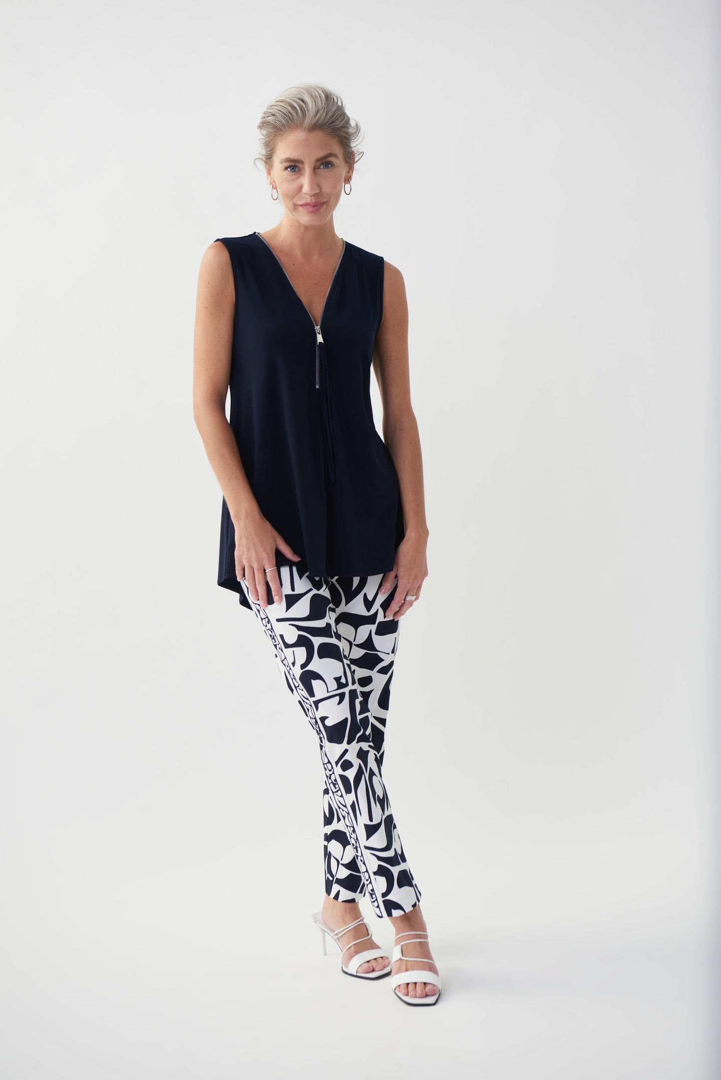 Verkürzte Hose Stretch-Qualität