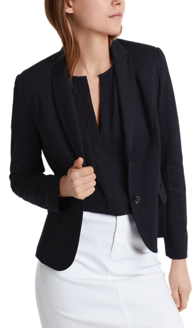 Leichter Blazer aus feinem Jersey