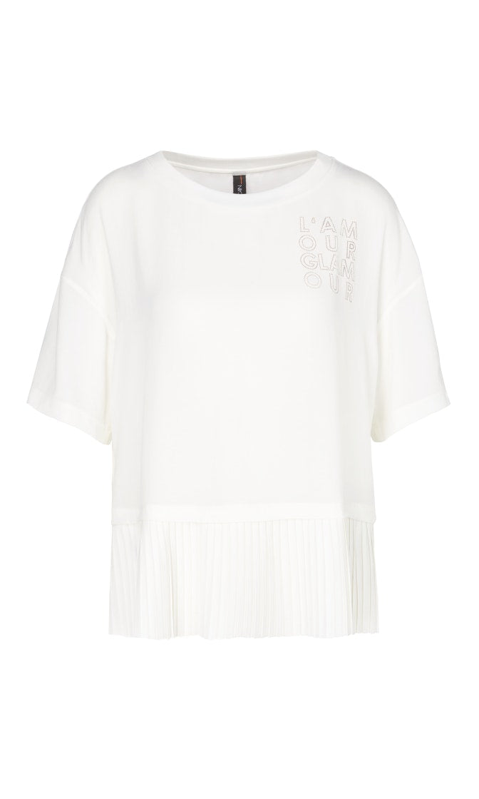 Blusenshirt mit Plissee-Schößchen