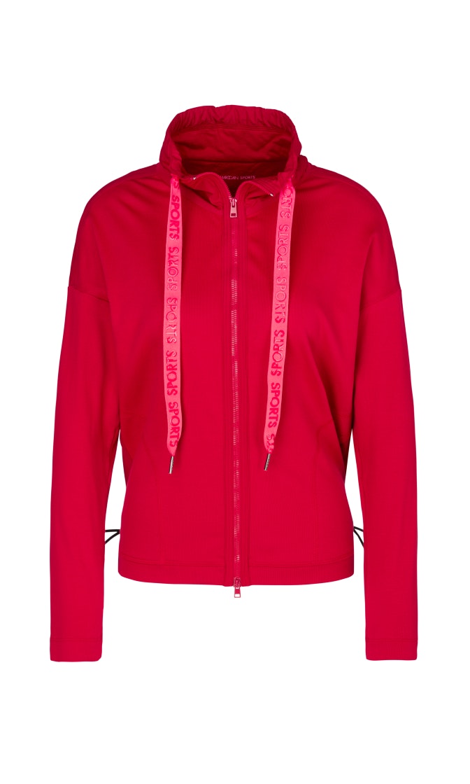 Jerseyjacke mit raffiniertem Rückteil