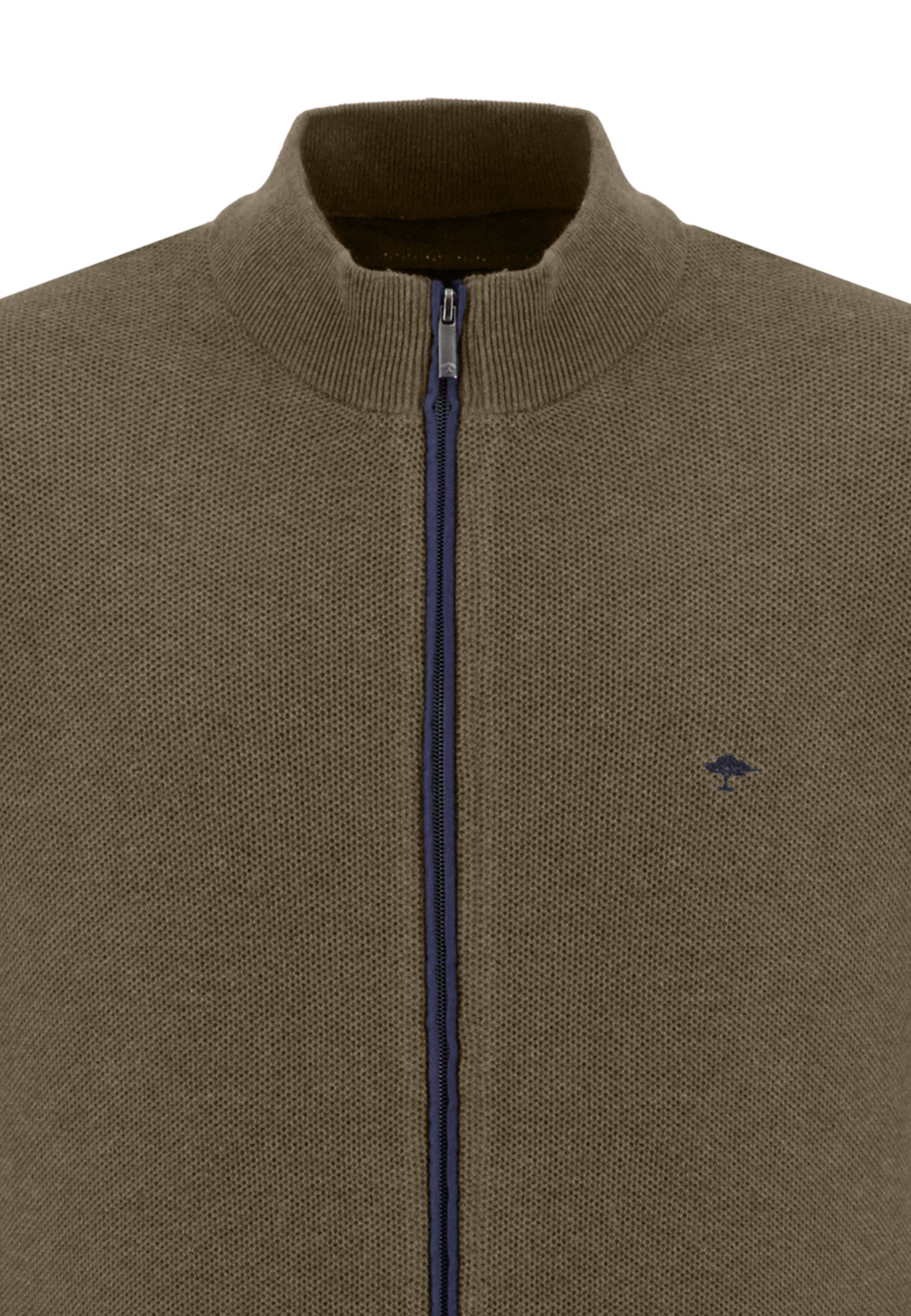 Cardigan-Zip, Mouline (Meadow)