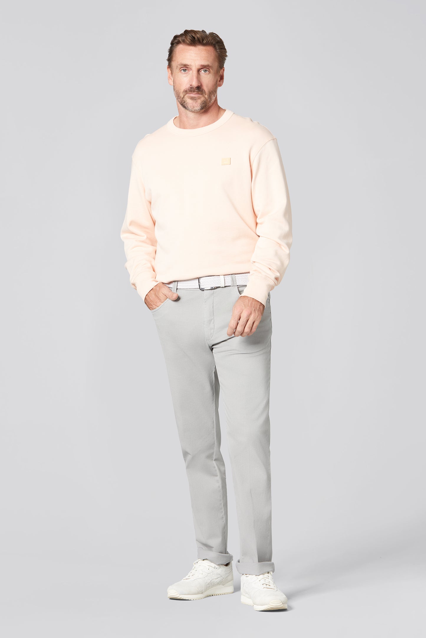 Diego FairTrade Soft Gabardine blau (Hellbeige)