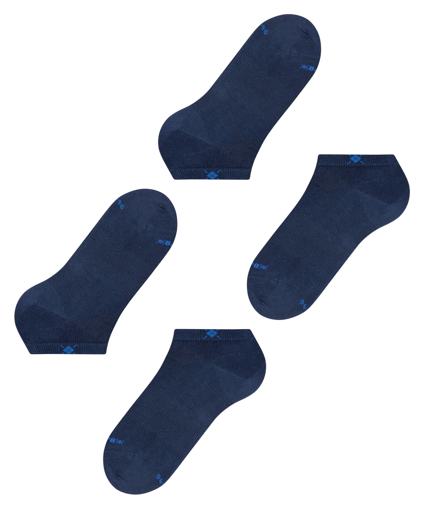 Sneakersocken Everyday 2-Pack (Marine)