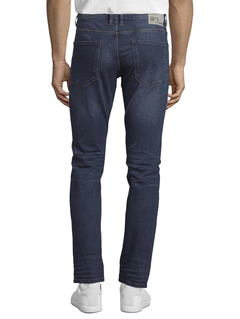 dark stone wash denim
