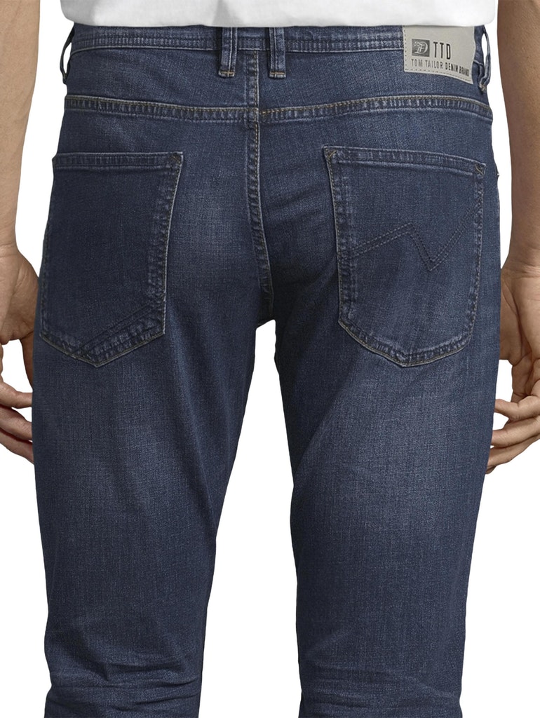 dark stone wash denim