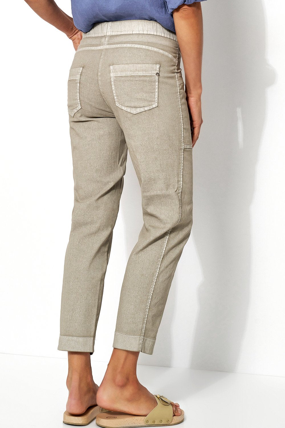 Sue-Jogpants 7/8 (Light Khaki)