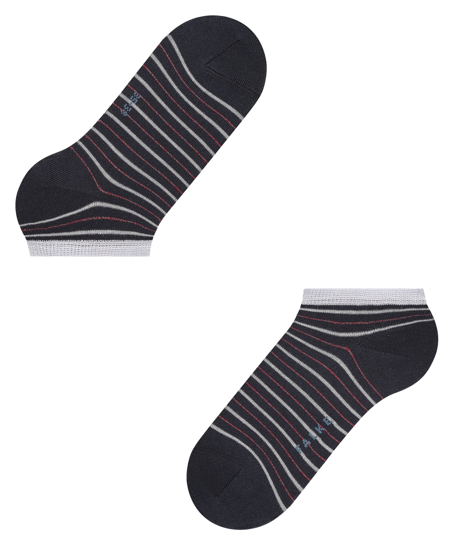 Sneakersocken Stripe Shimmer (Dark Navy)