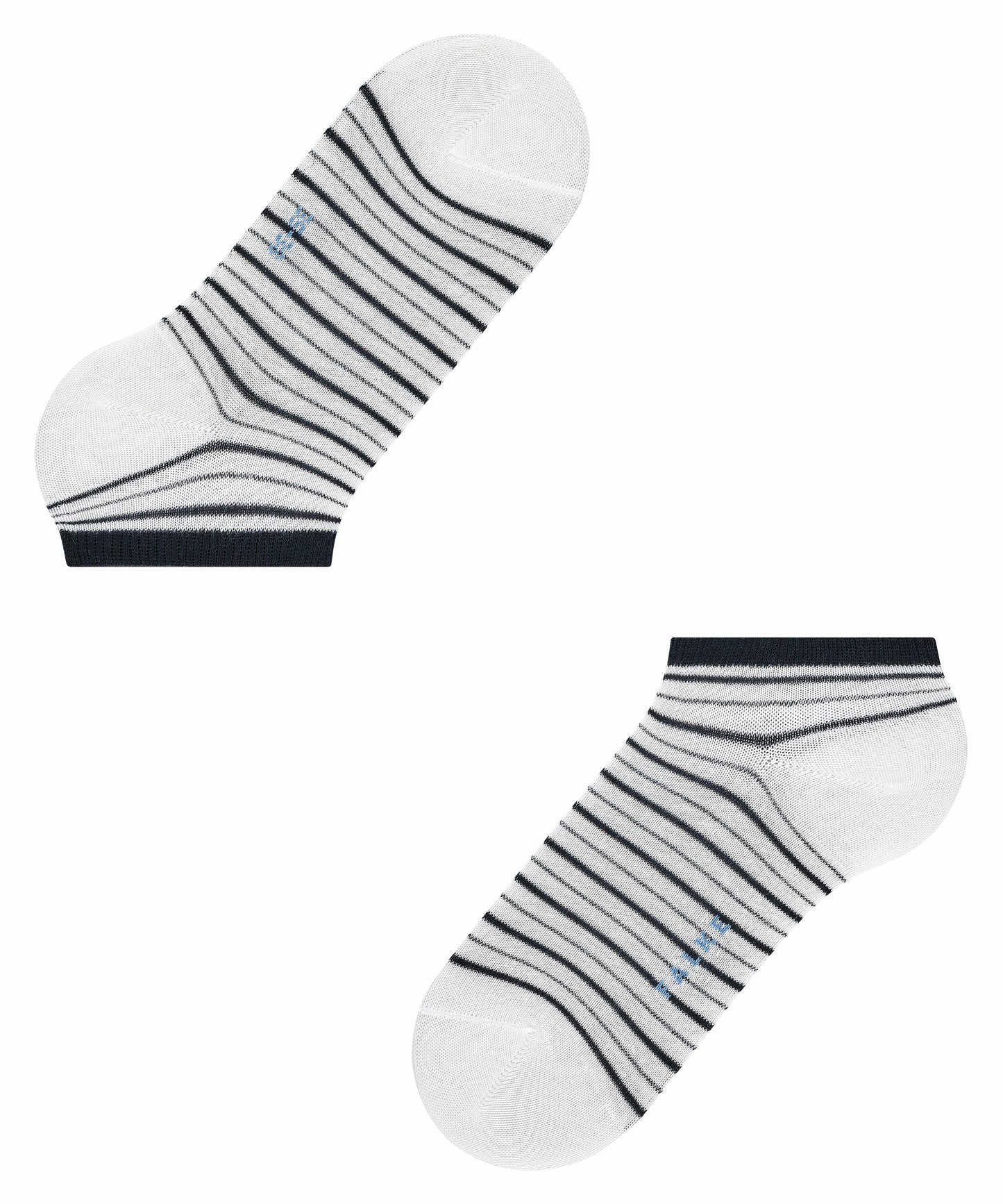 Sneakersocken Stripe Shimmer (White)