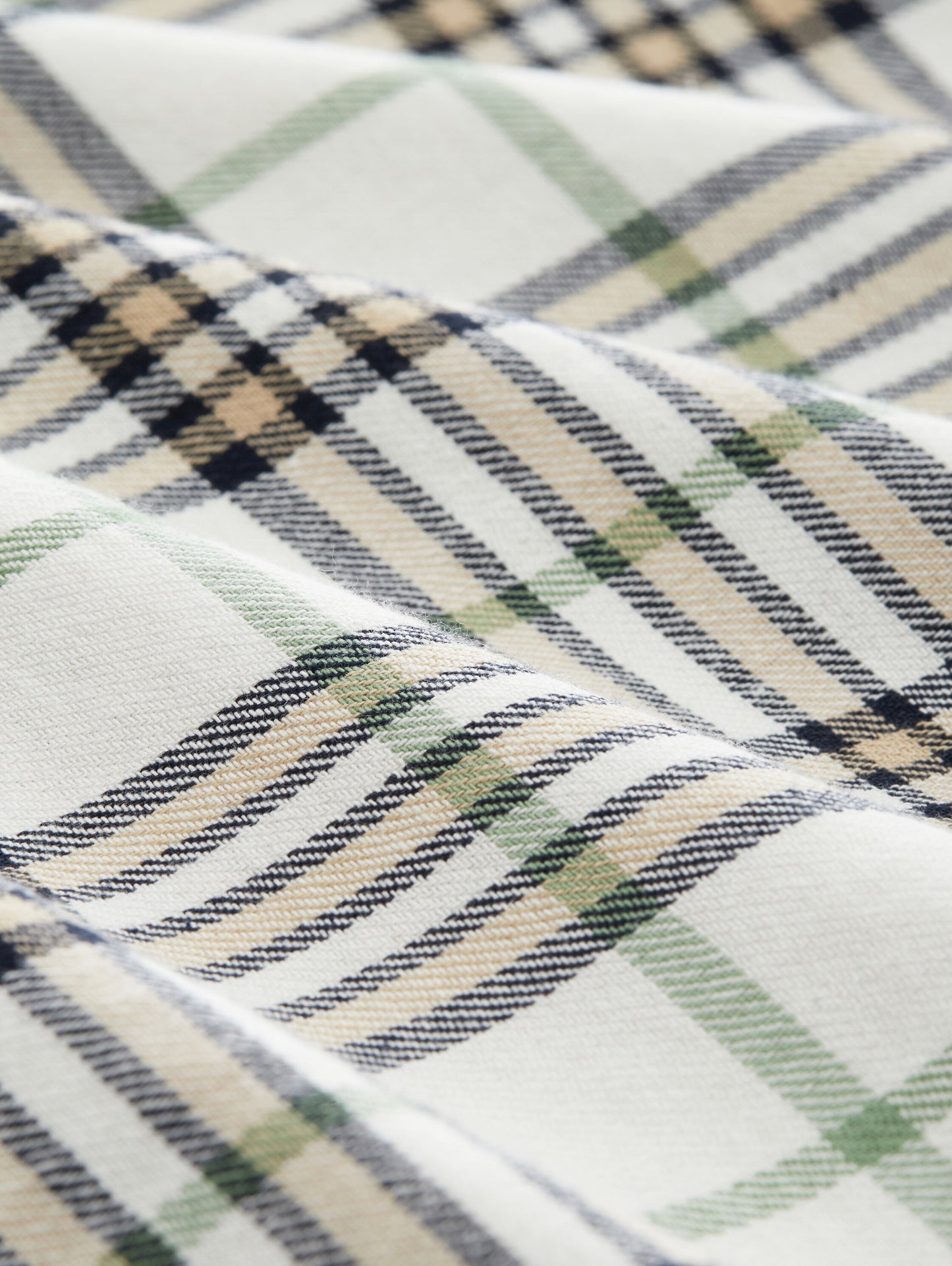 relaxed checked shirt (Off White Big)