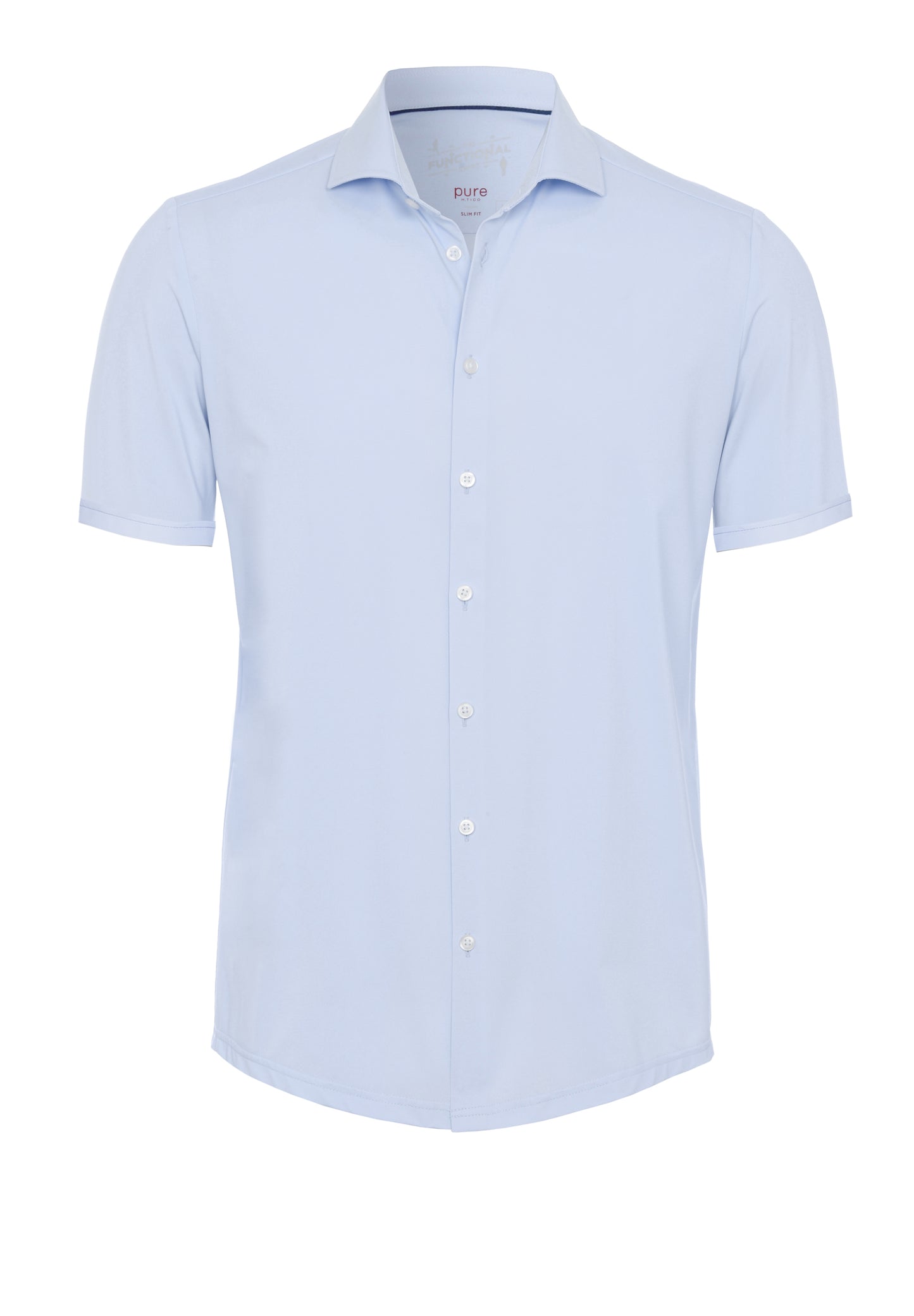 PURE- Functional Hemd Halbarm (Uni Hellblau)