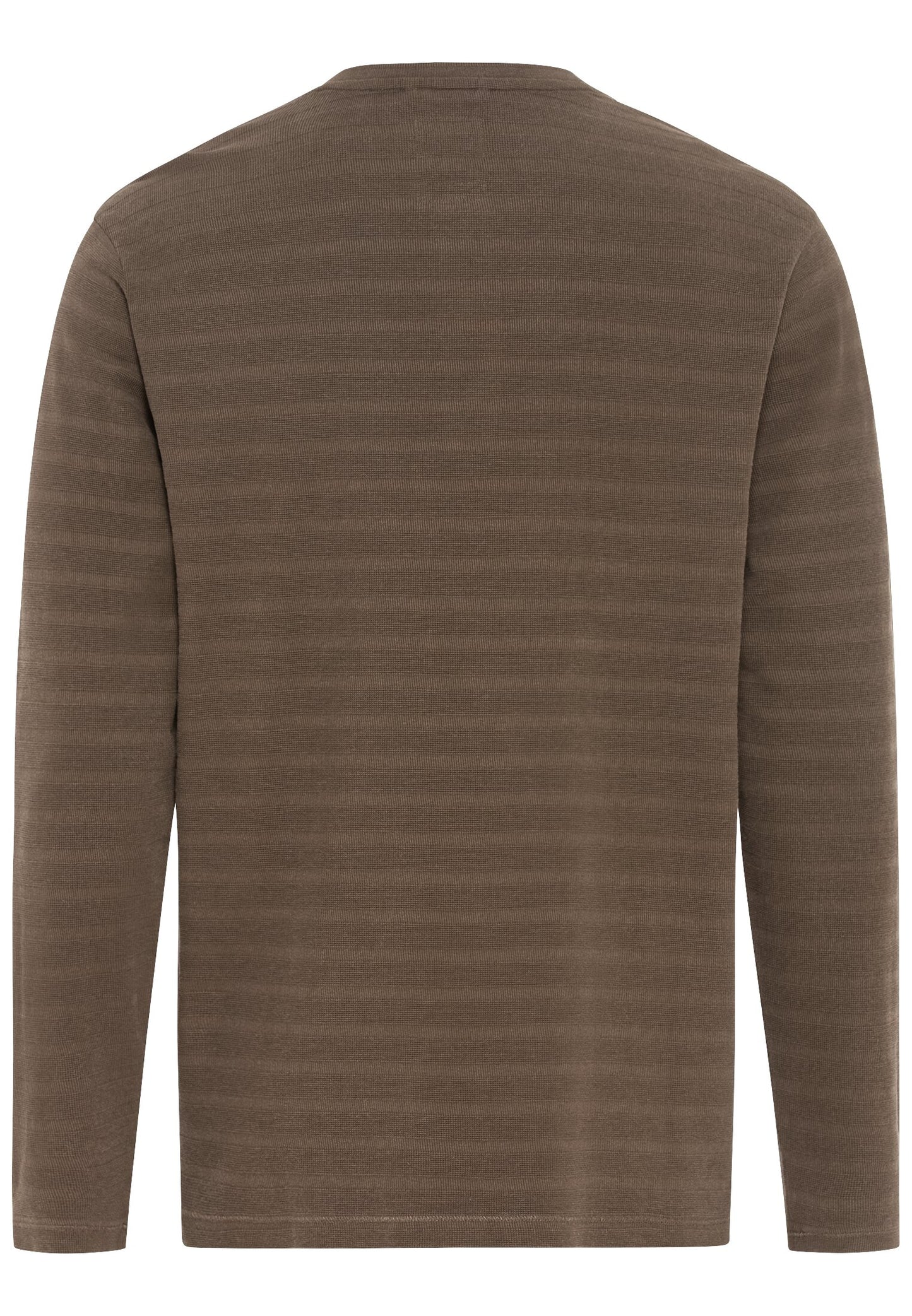 Langarm Henleyshirt aus reiner Baumwolle