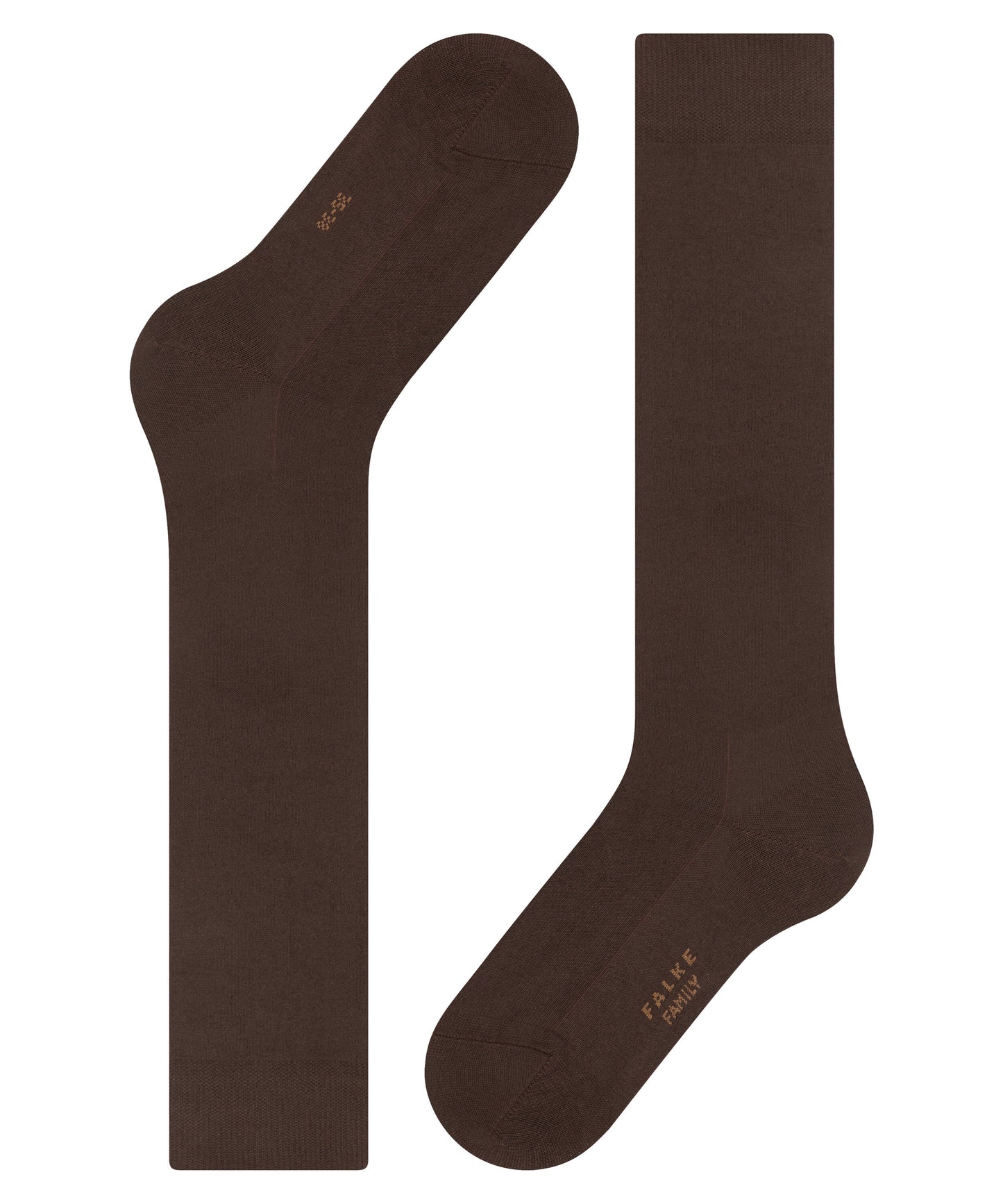 Kniestrümpfe Family (Dark Brown)