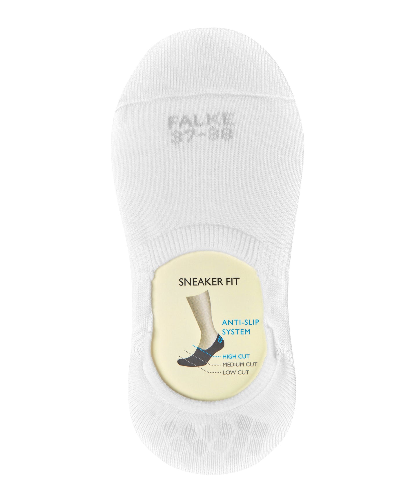 Füßlinge Step High Cut (White)