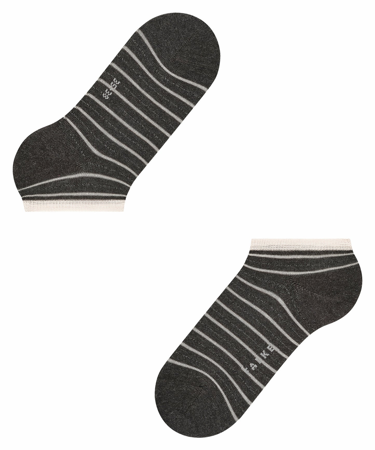 Sneakersocken Stripe Shimmer (Anthra.mel)
